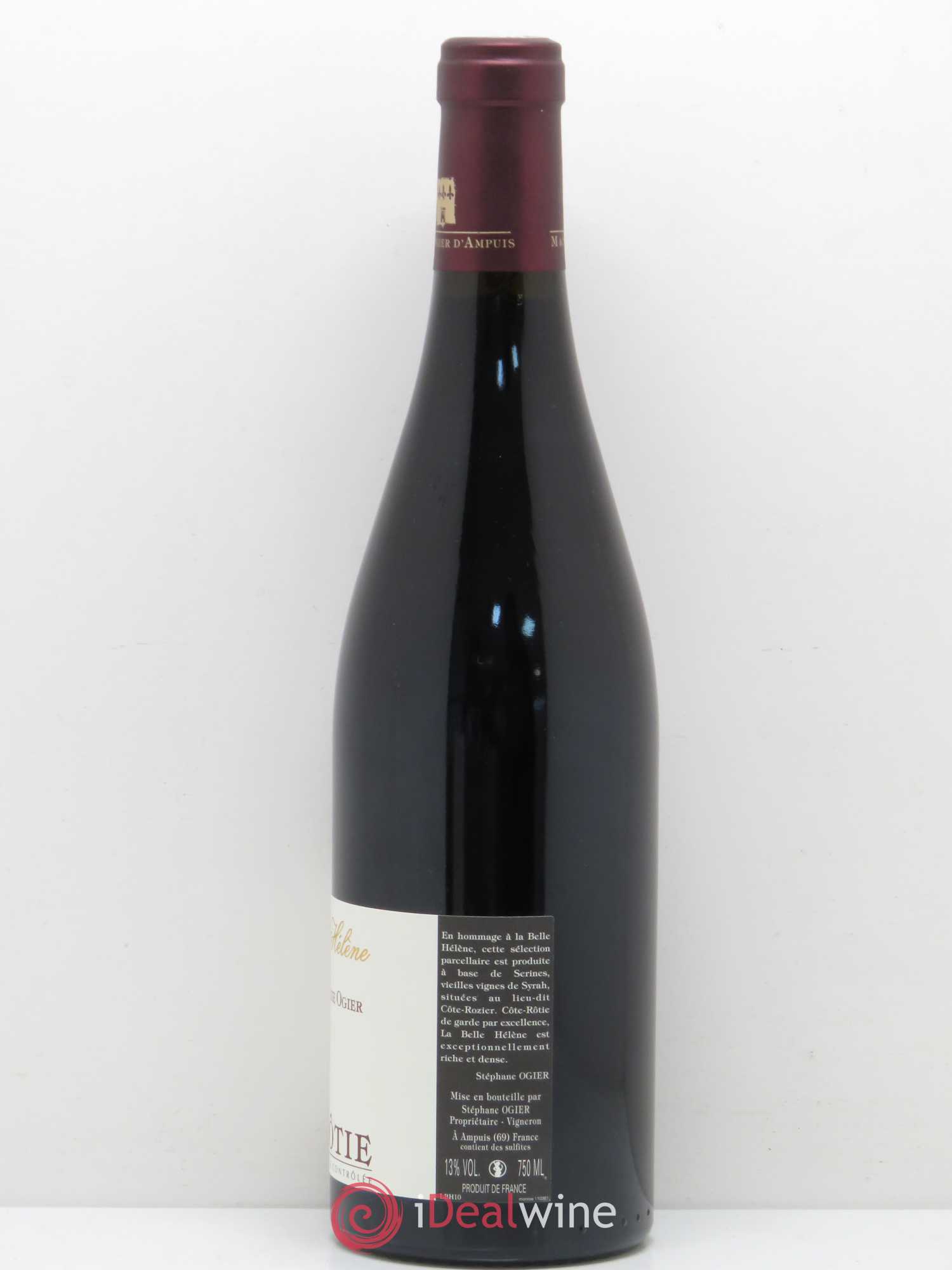 Côte-Rôtie La Belle Hélène Stéphane Ogier 2010 - Lot de 1 bouteille - 1