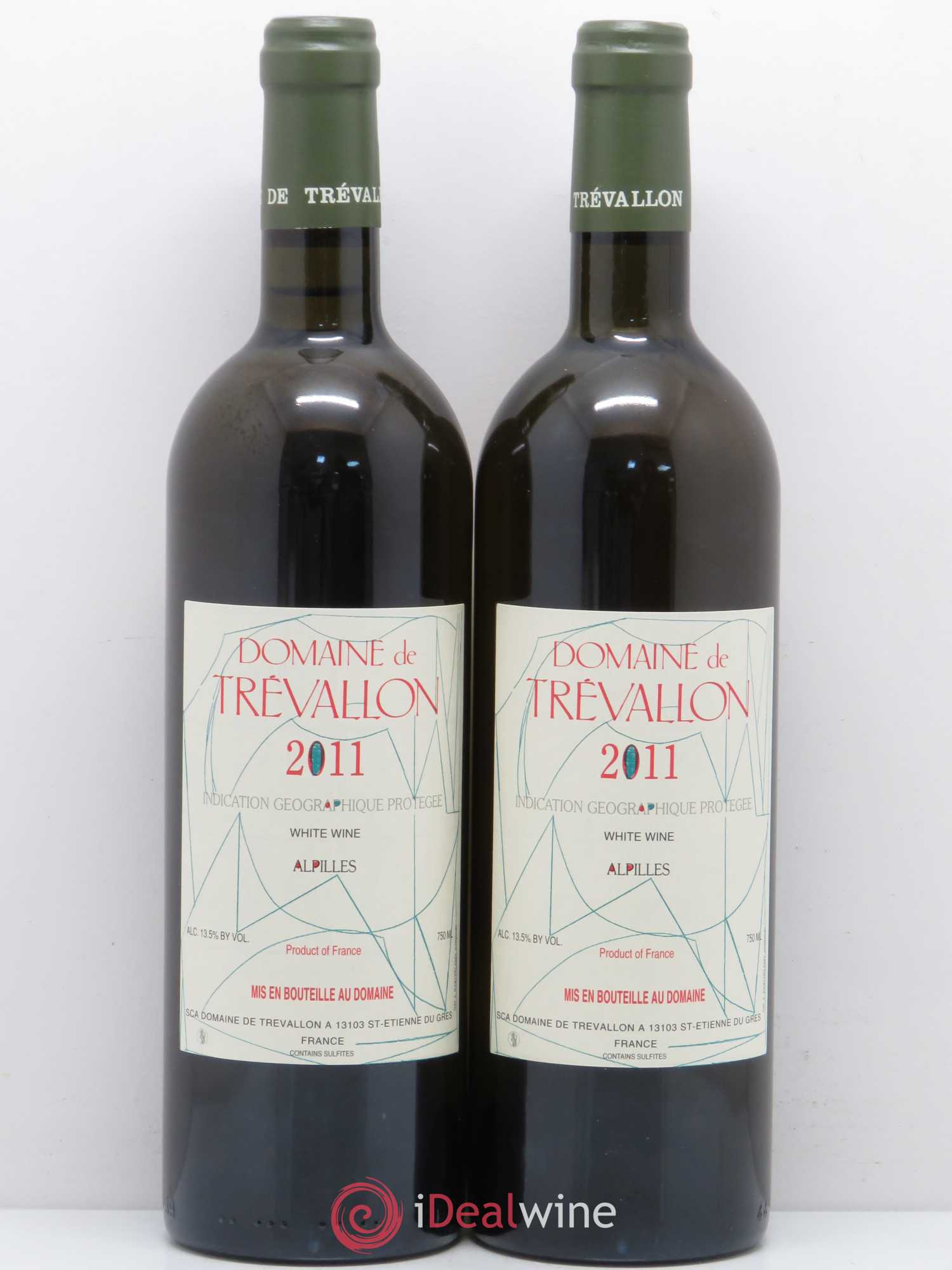 VDP Bouches du Rhône Trévallon (Domaine de) Eloi Dürrbach 2011 - Lot de 2 bouteilles - 0