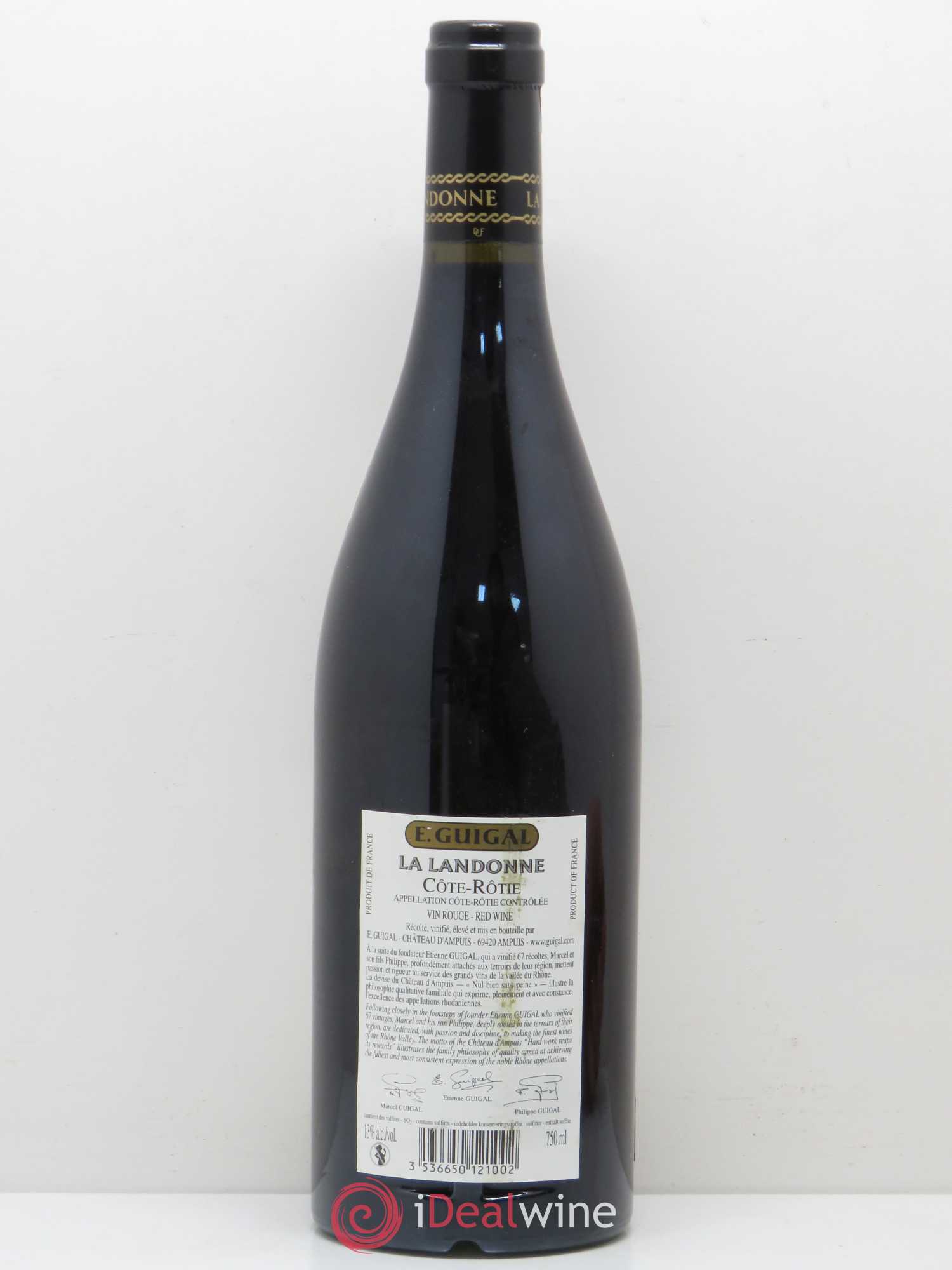Côte-Rôtie La Landonne Guigal 2005 - Lot de 1 bouteille - 1
