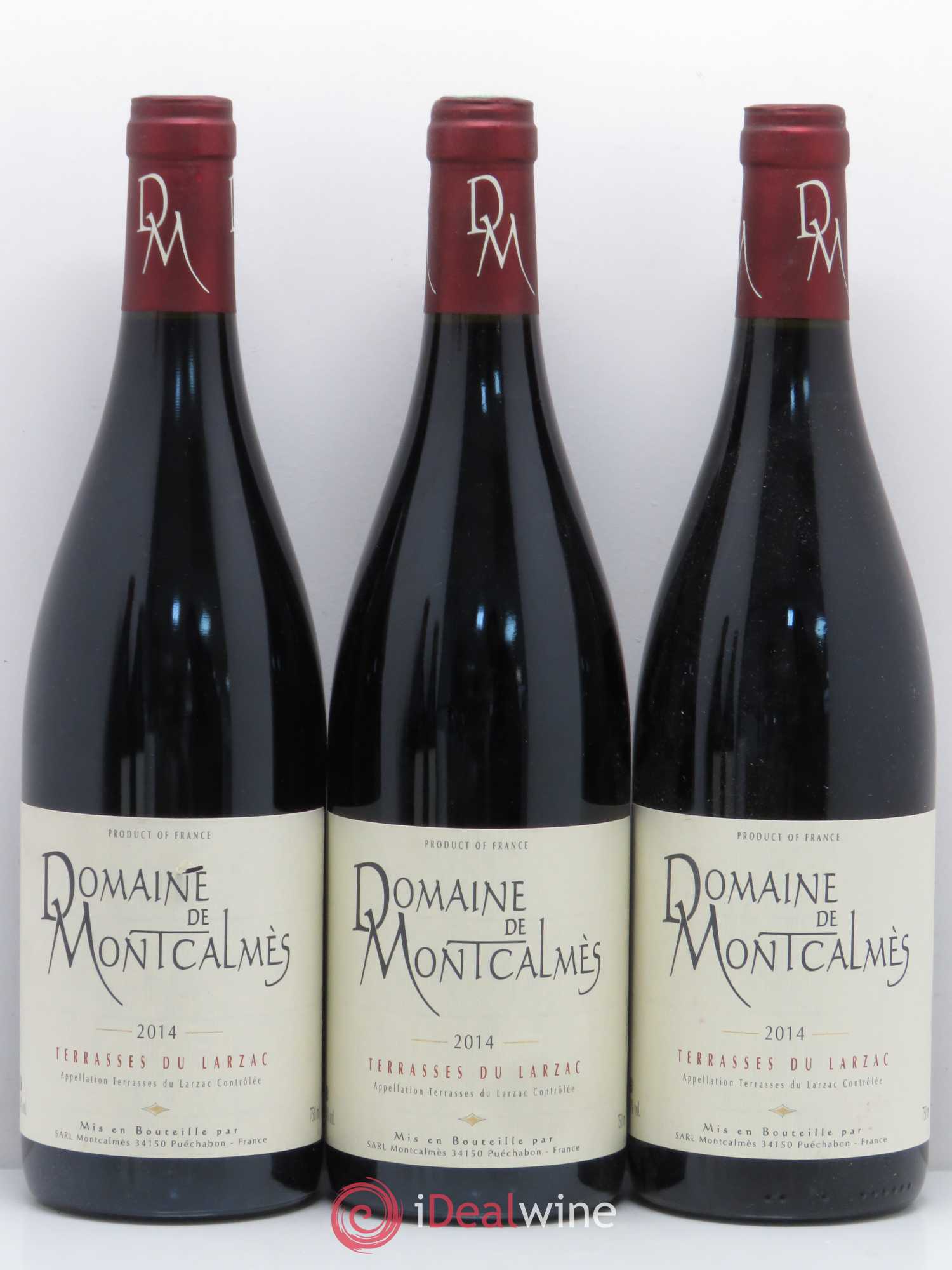 Terrasses du Larzac Domaine de Montcalmès Frédéric Pourtalié 2014 - Lot de 5 bouteilles - 1