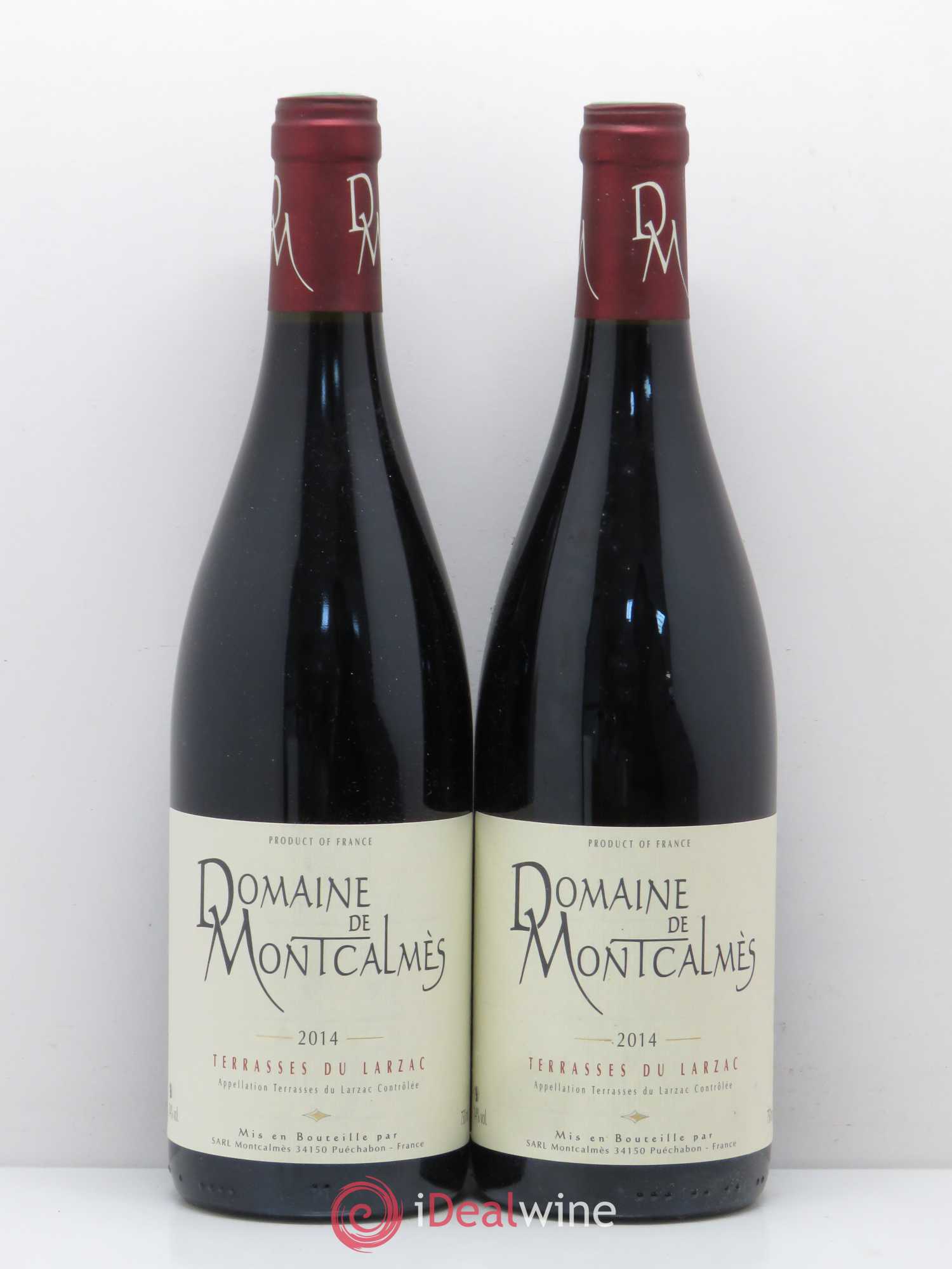 Terrasses du Larzac Domaine de Montcalmès Frédéric Pourtalié 2014 - Lot de 5 bouteilles - 2