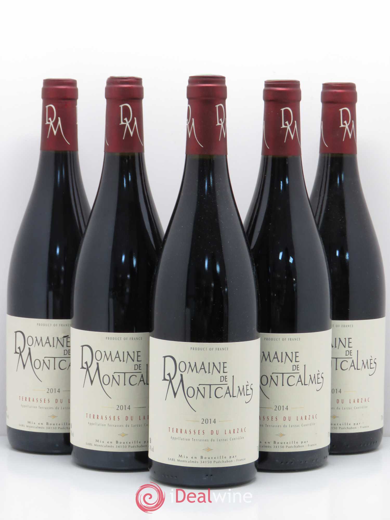 Terrasses du Larzac Domaine de Montcalmès Frédéric Pourtalié 2014 - Lot de 5 bouteilles - 0