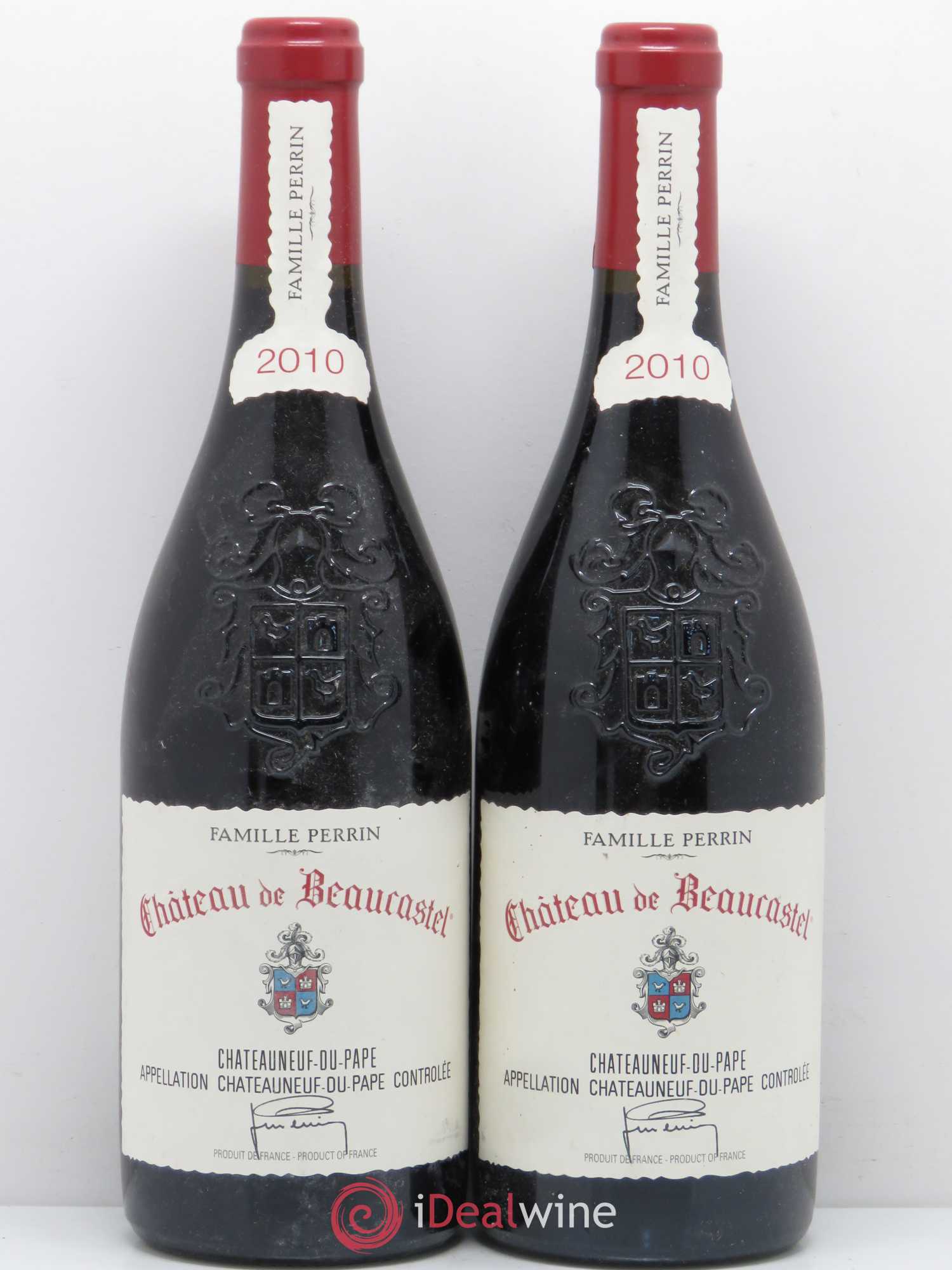 Châteauneuf-du-Pape Château de Beaucastel Famille Perrin 2010 - Lot de 2 bouteilles - 0
