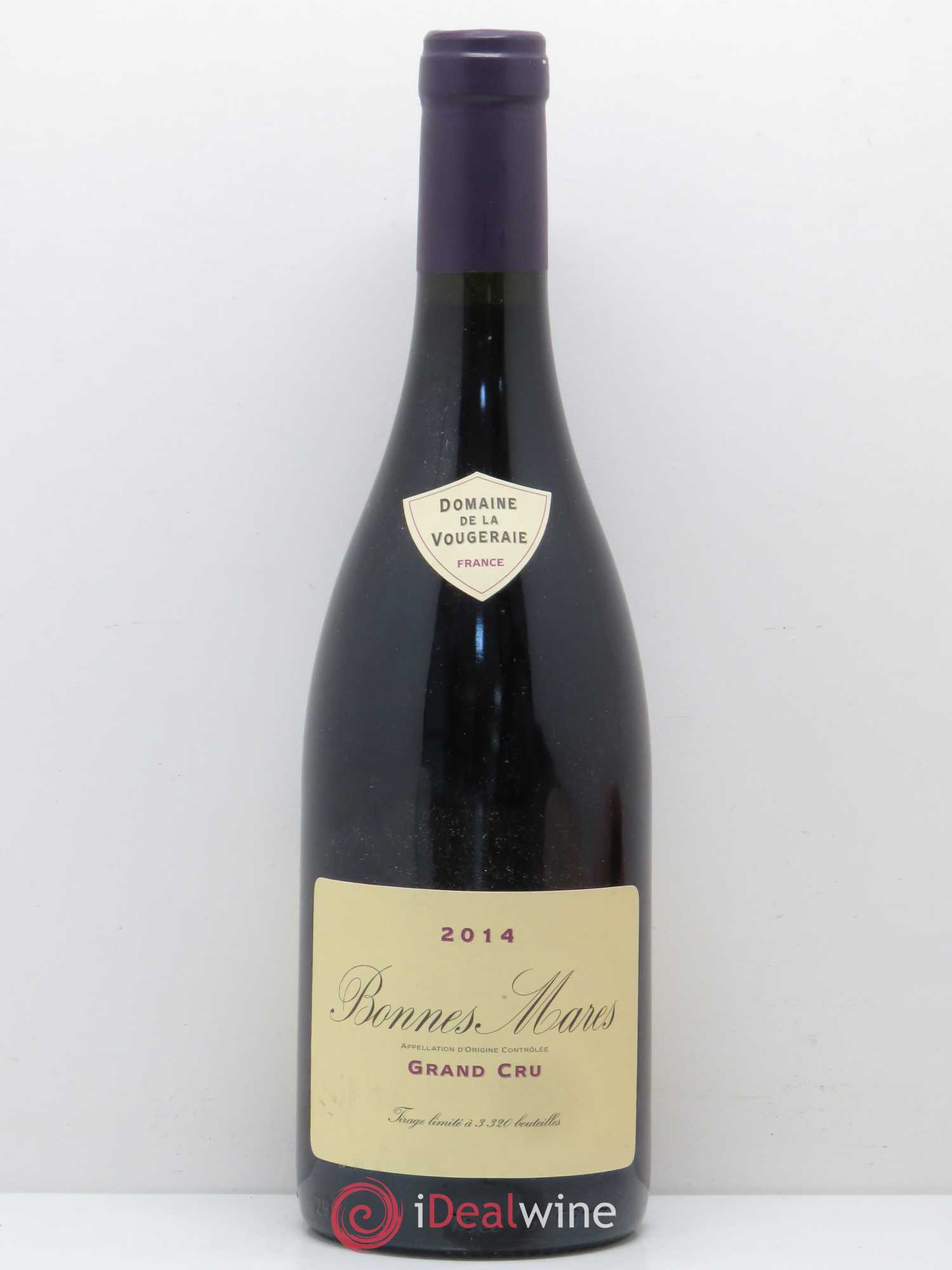 Bonnes-Mares Grand Cru La Vougeraie 2014 - Lot de 1 bouteille - 0