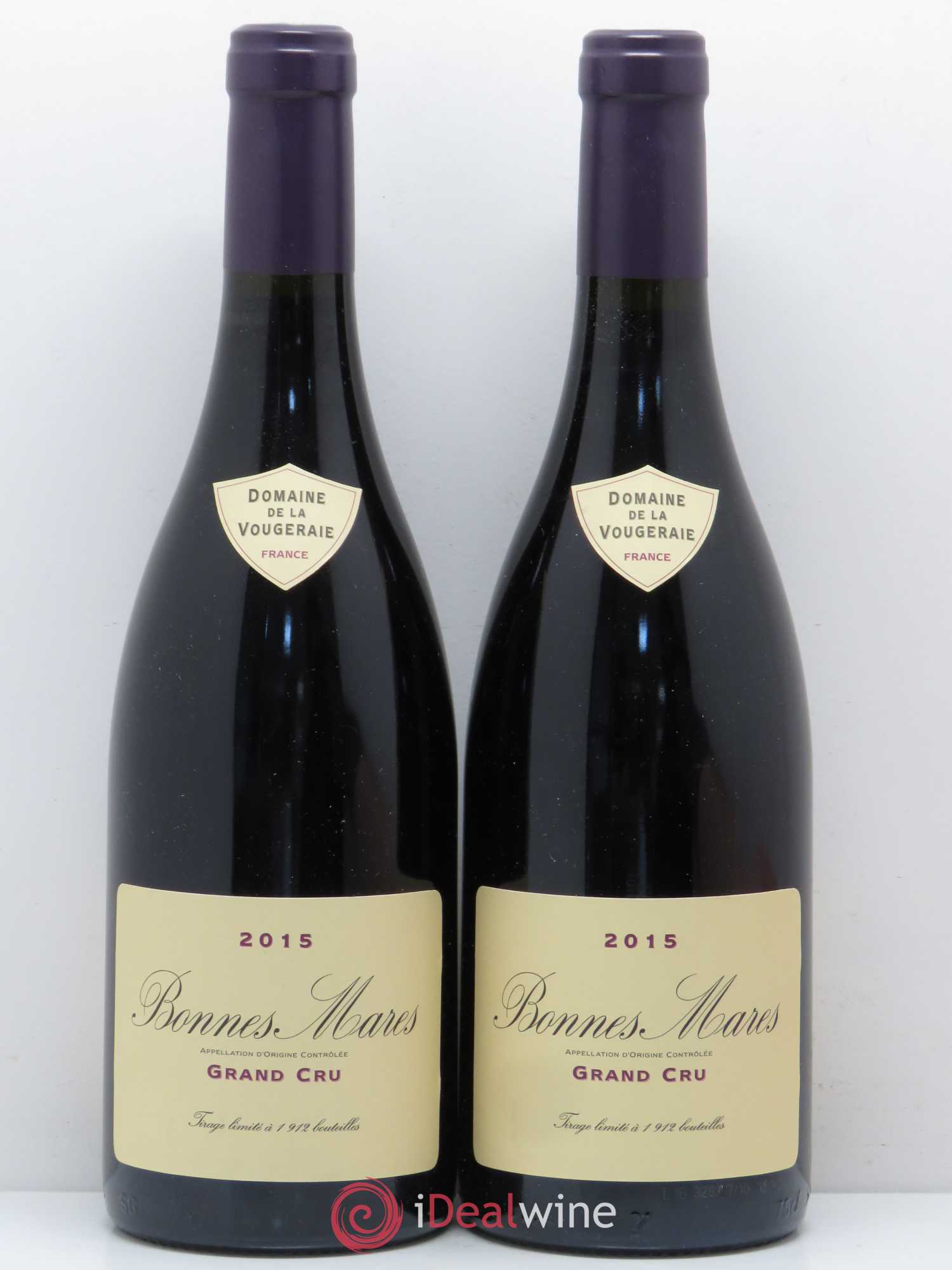 Bonnes-Mares Grand Cru La Vougeraie 2015 - Lot de 2 bouteilles - 0