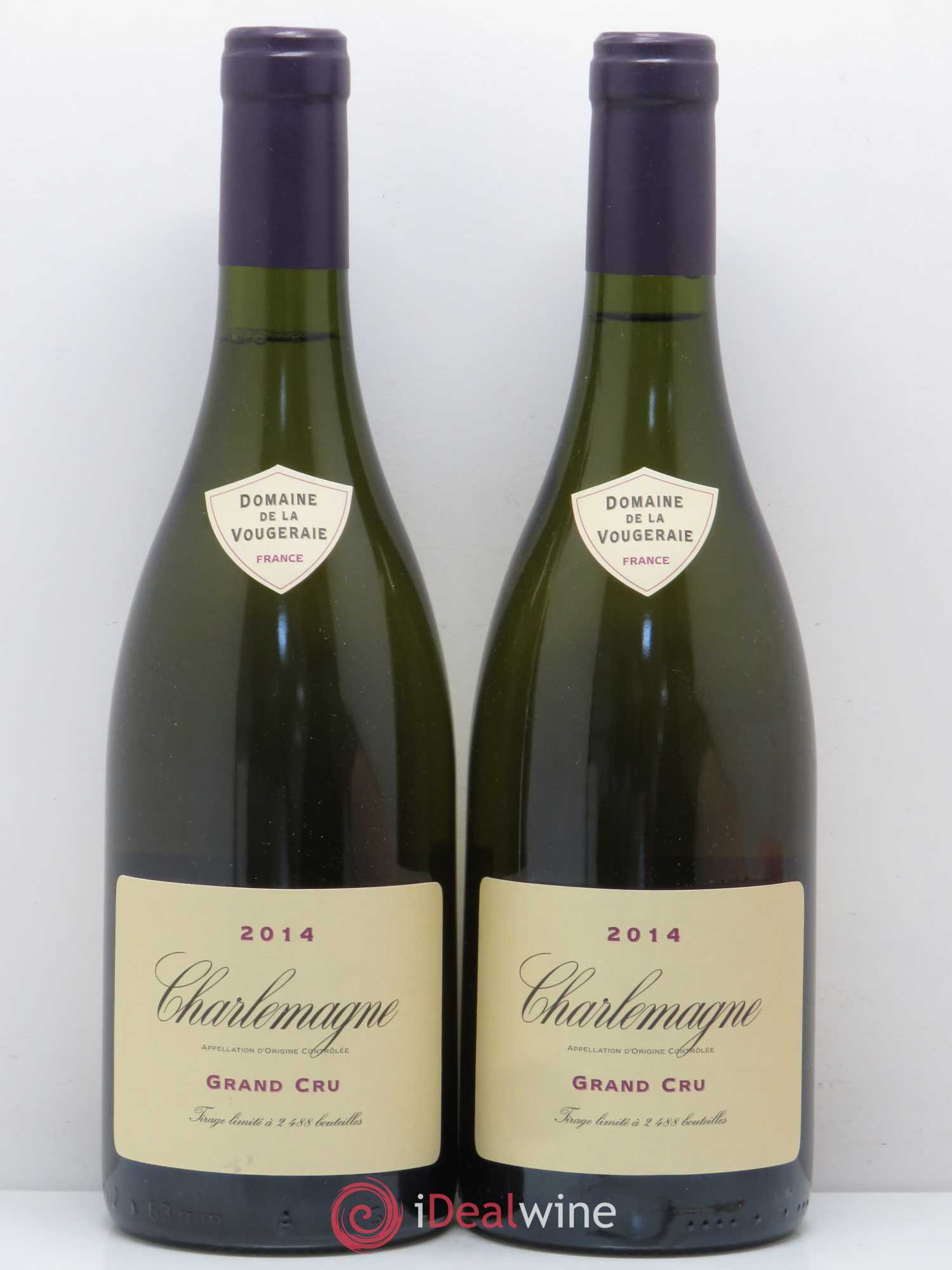 Corton-Charlemagne Grand Cru La Vougeraie 2014 - Lot de 2 bouteilles - 0