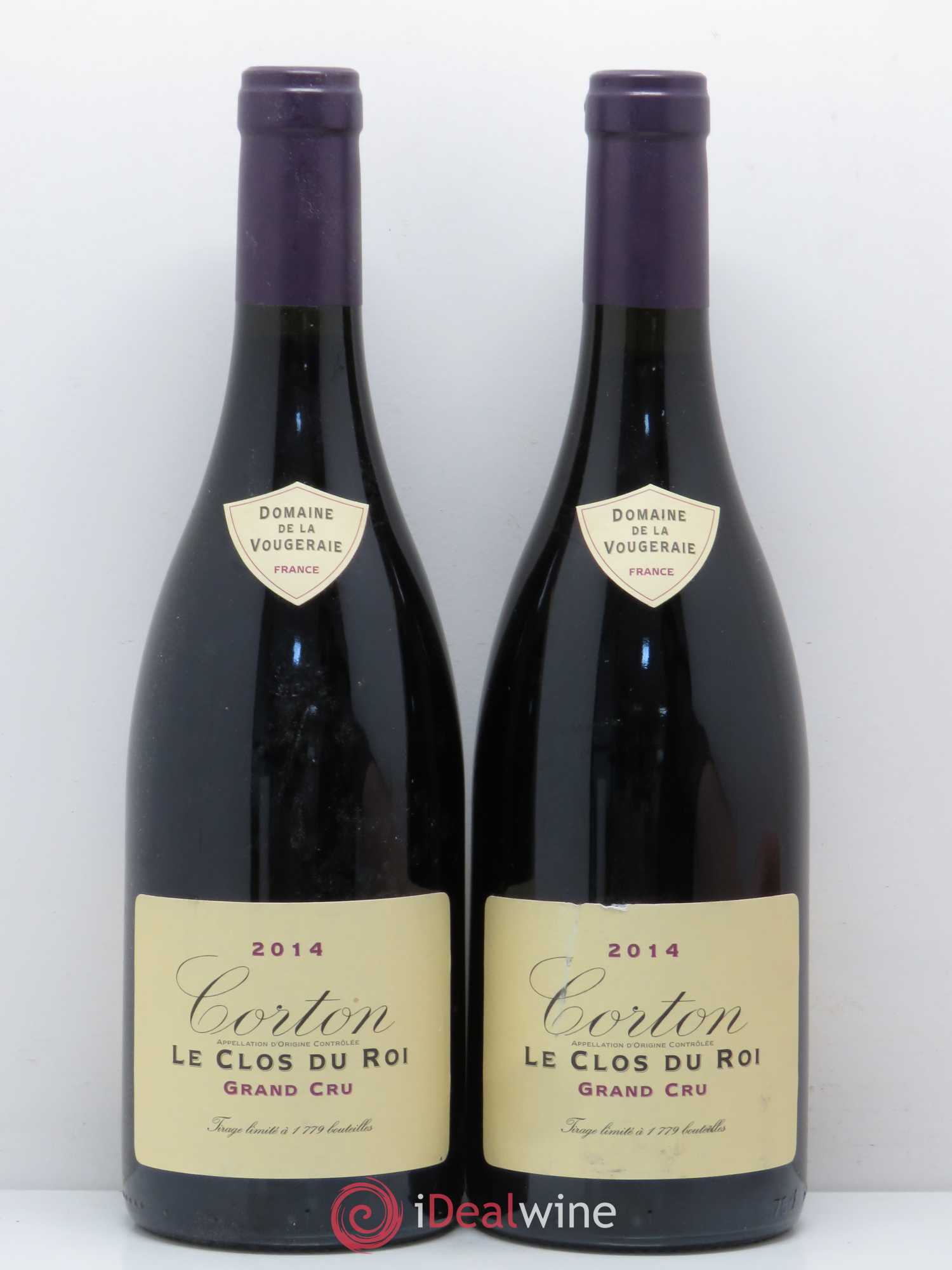 Corton Grand Cru Le Clos du Roi La Vougeraie 2014 - Lot de 2 bouteilles - 0