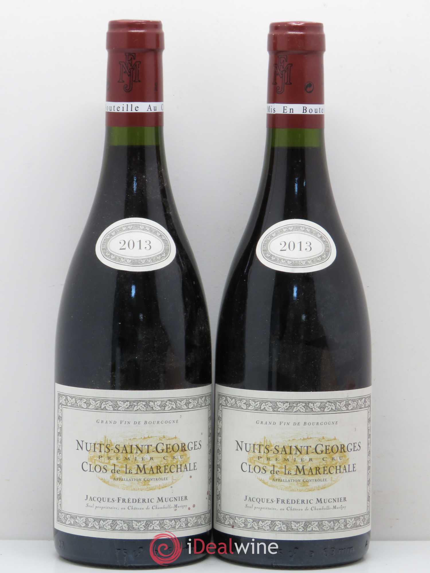 Nuits-Saint-Georges 1er Cru Clos de La Maréchale Jacques-Frédéric Mugnier 2013 - Lot de 2 bouteilles - 0
