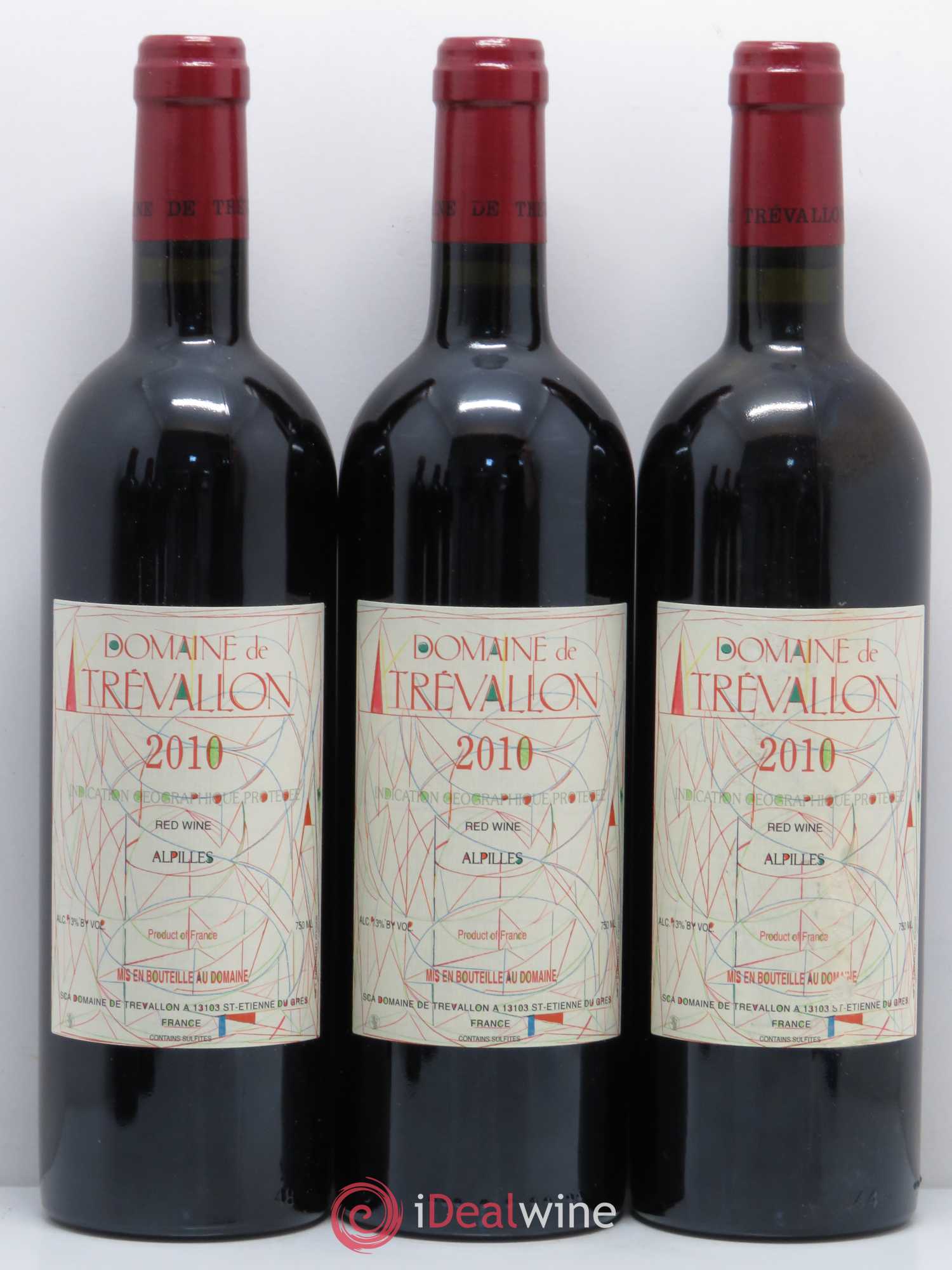 Coteaux d'Aix-en-Provence Trévallon (Domaine de) Eloi Dürrbach 2010 - Lot de 6 bouteilles - 1