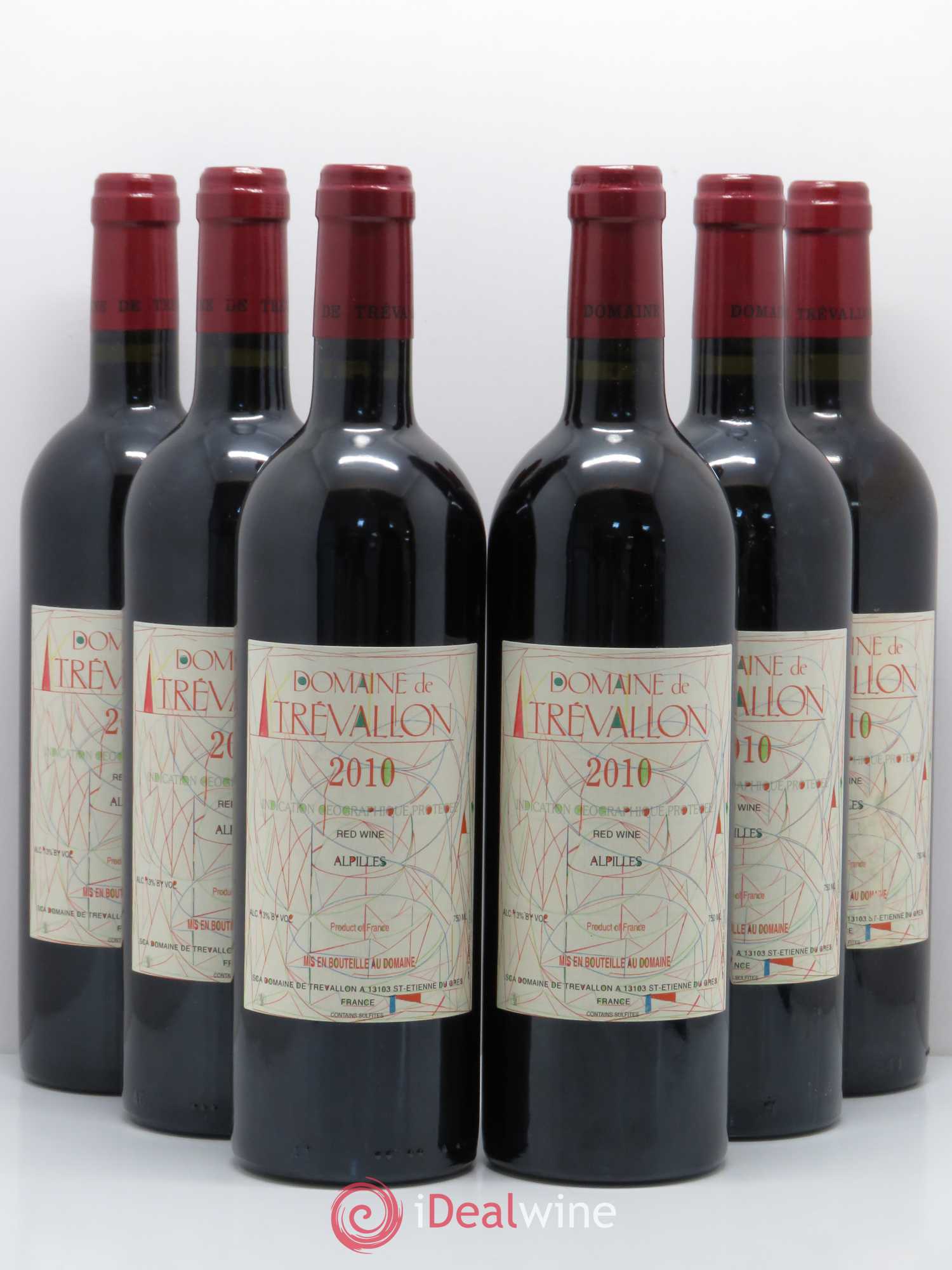 Coteaux d'Aix-en-Provence Trévallon (Domaine de) Eloi Dürrbach 2010 - Lot de 6 bouteilles - 0