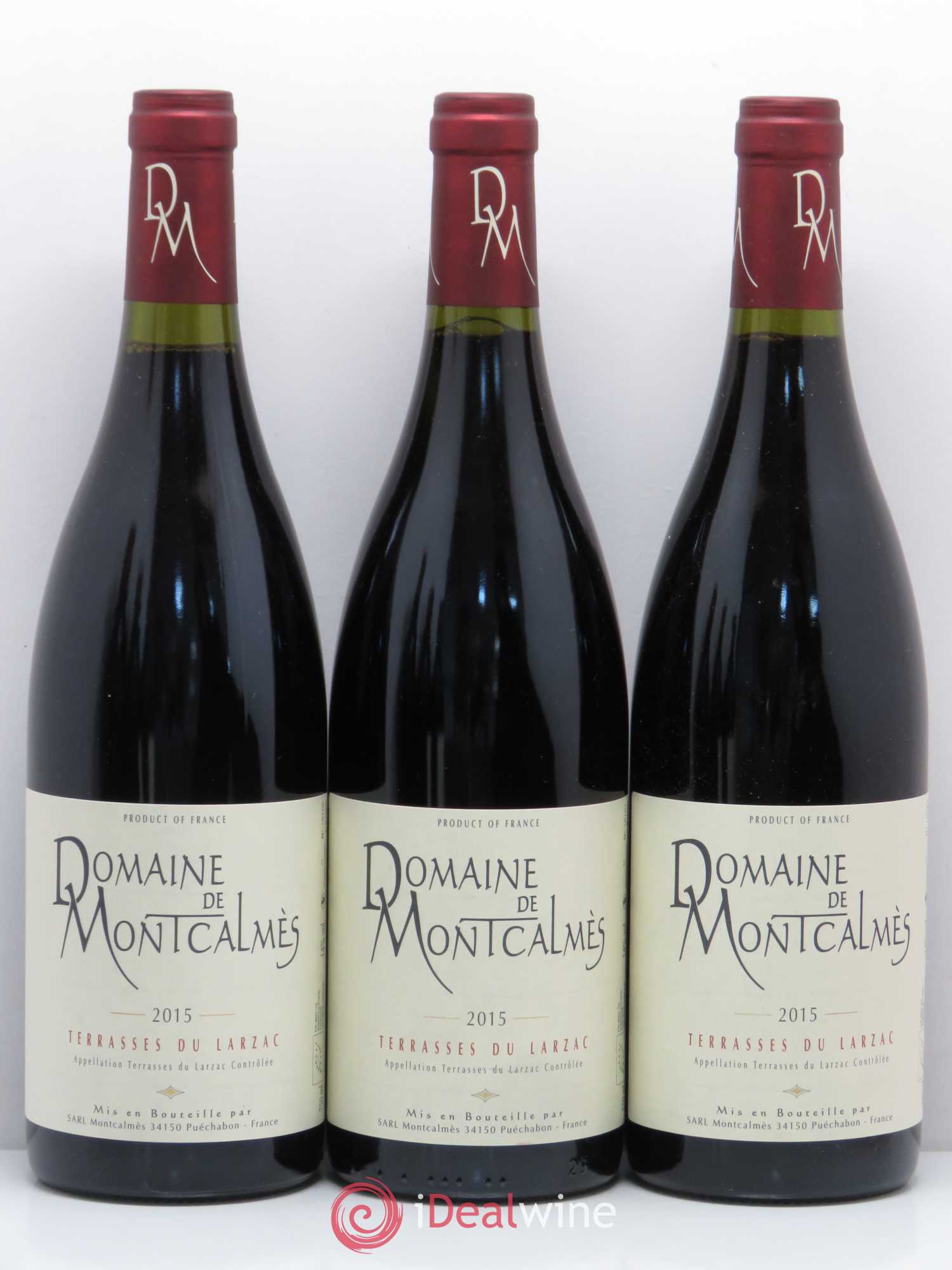 Terrasses du Larzac Domaine de Montcalmès Frédéric Pourtalié 2015 - Lot de 6 bouteilles - 1