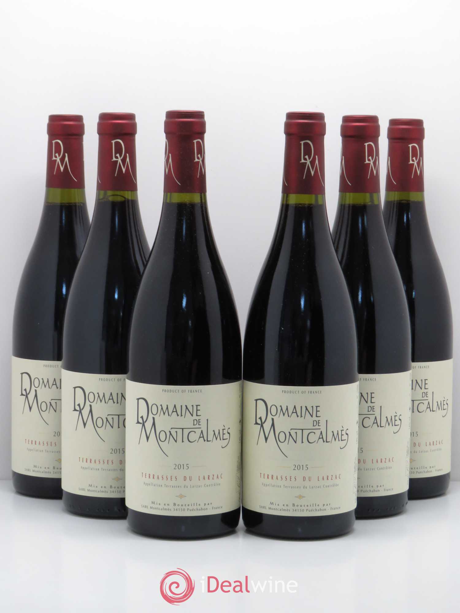 Terrasses du Larzac Domaine de Montcalmès Frédéric Pourtalié 2015 - Lot de 6 bouteilles - 0