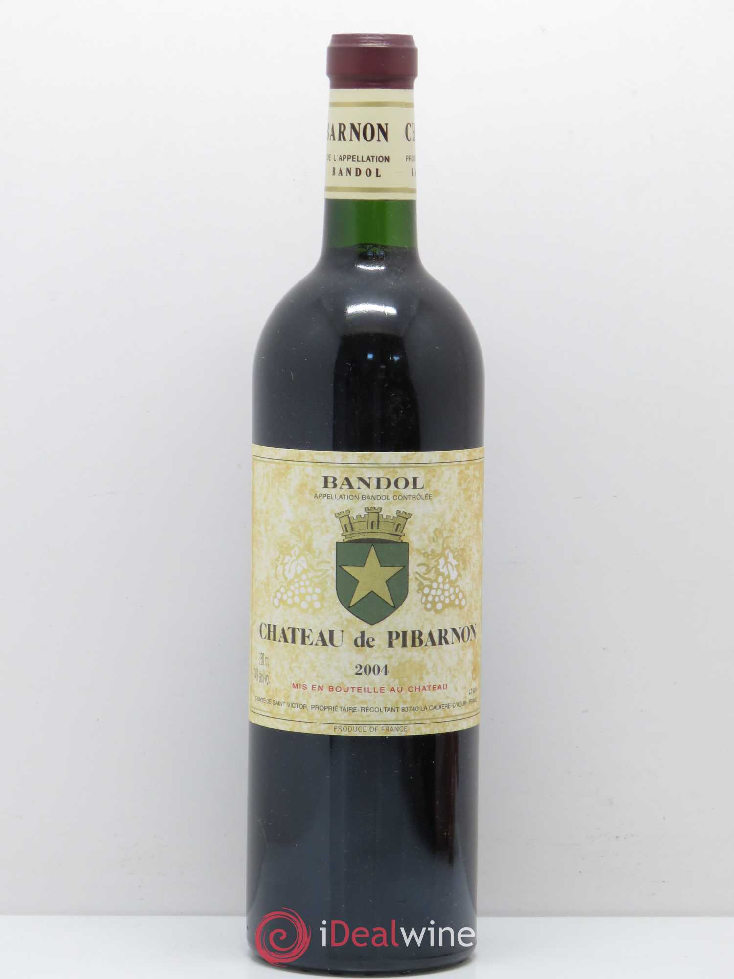 Bandol Château de Pibarnon Comte de Saint-Victor 2004 - Lot de 1 bouteille - 0
