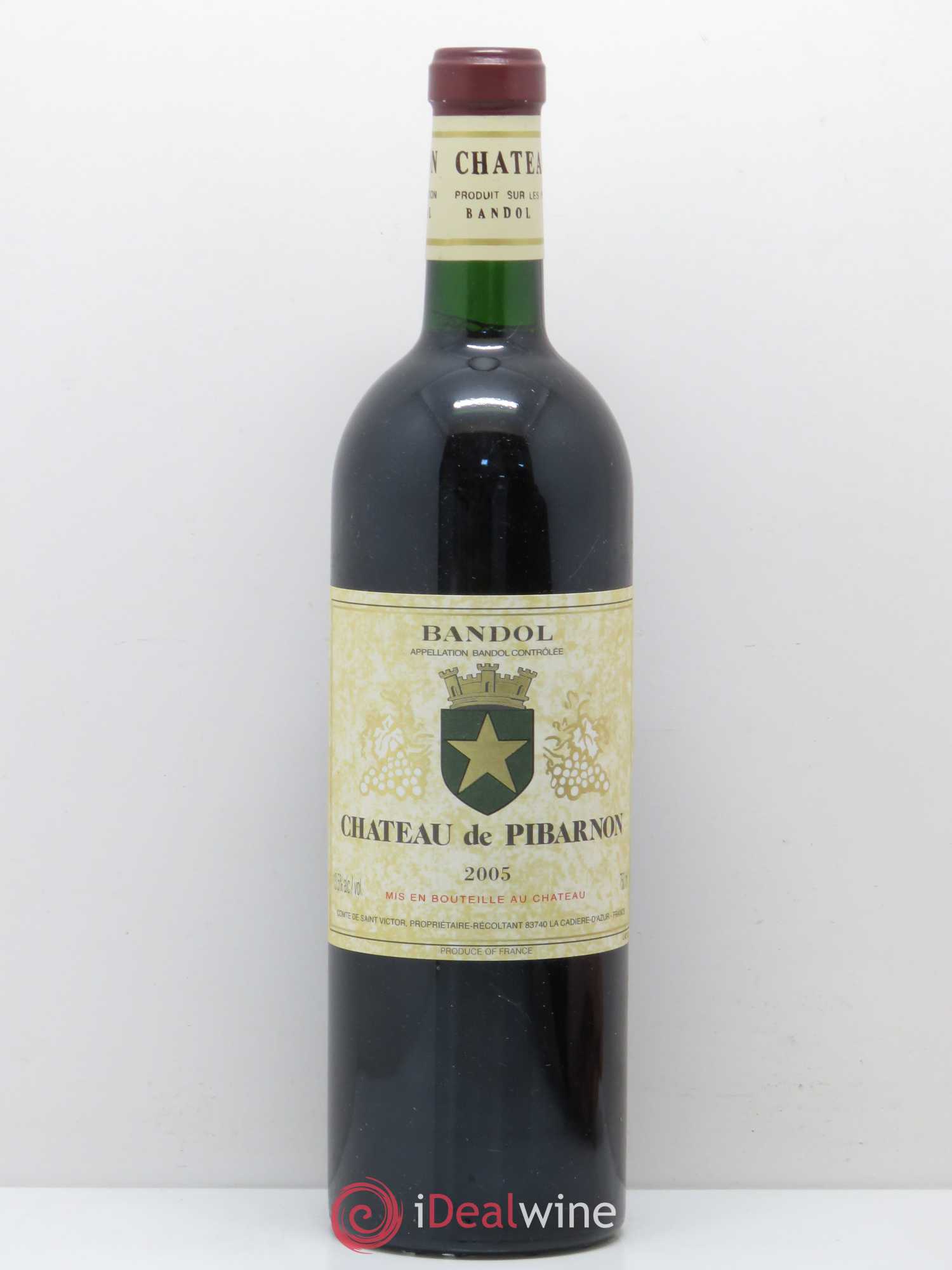 Bandol Château de Pibarnon Comte de Saint-Victor 2005 - Lot de 1 bouteille - 0