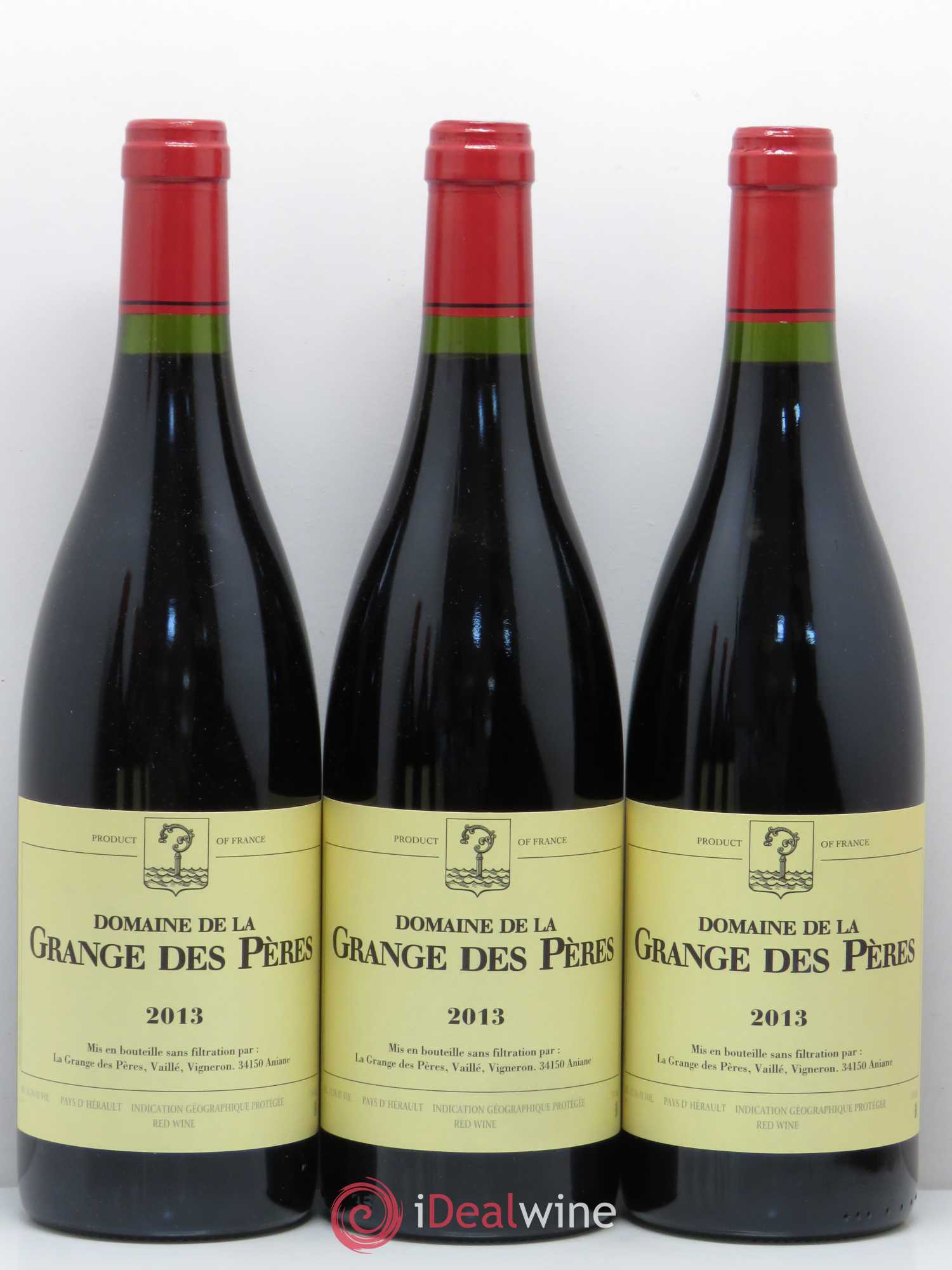 Pays d'Hérault Grange des Pères Laurent Vaillé 2013 - Lot de 6 bouteilles - 1