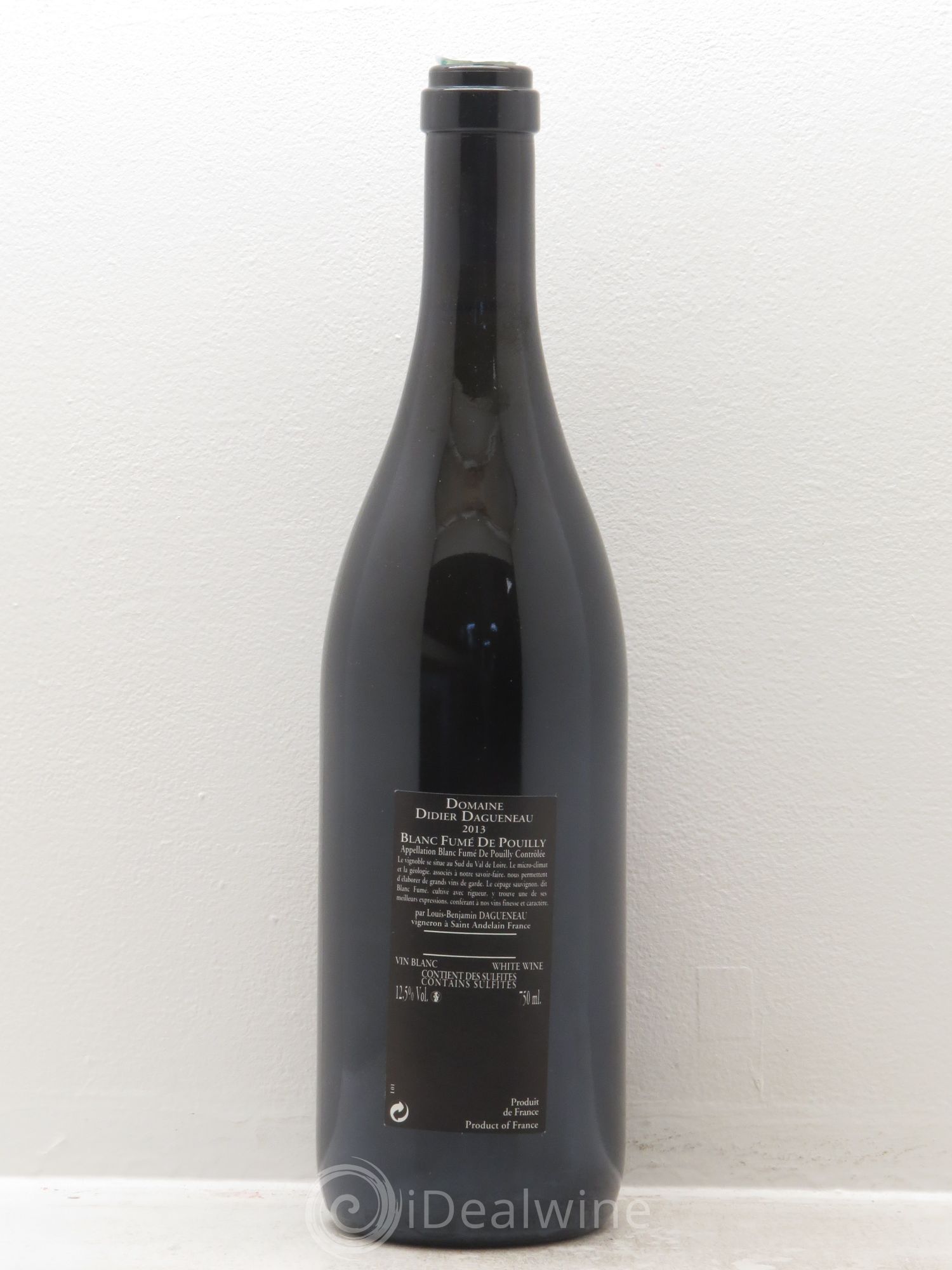 Vin de France (anciennement Pouilly-Fumé) Silex Dagueneau (Domaine Didier - Louis-Benjamin) 2013 - Lot de 1 bouteille - 1