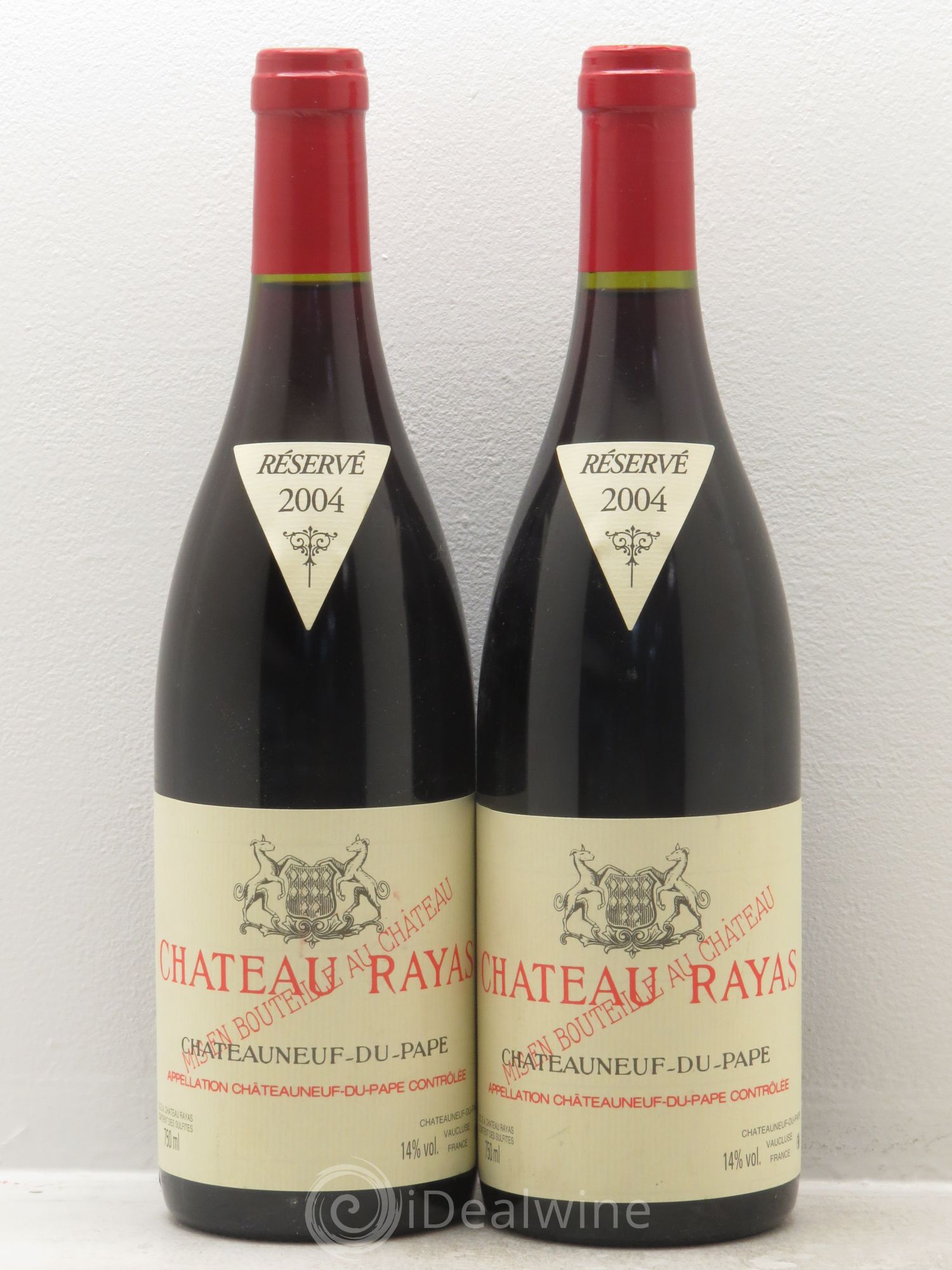 Châteauneuf-du-Pape Château Rayas Emmanuel Reynaud 2004 - Lot de 2 bouteilles - 0