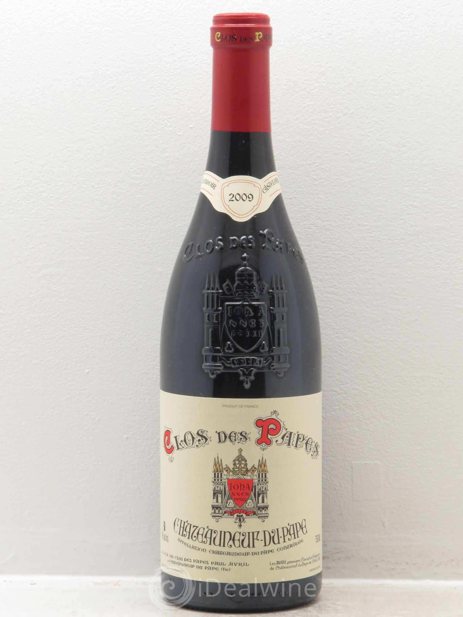 Châteauneuf-du-Pape Clos des Papes - Paul Avril 2009 - Lot de 6 bouteilles - 0