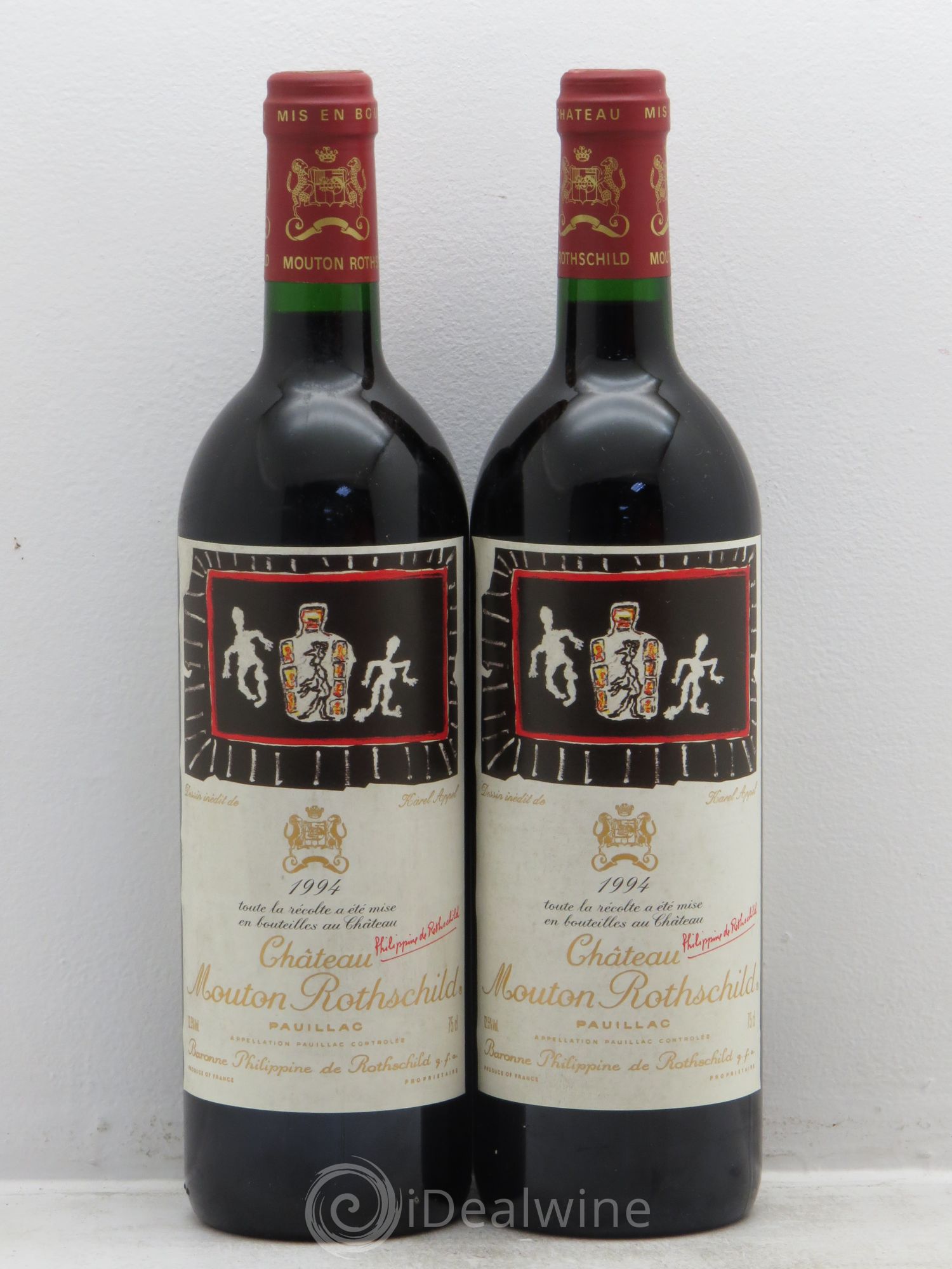 Château Mouton Rothschild 1er Grand Cru Classé 1994 - Lot de 2 bouteilles - 0