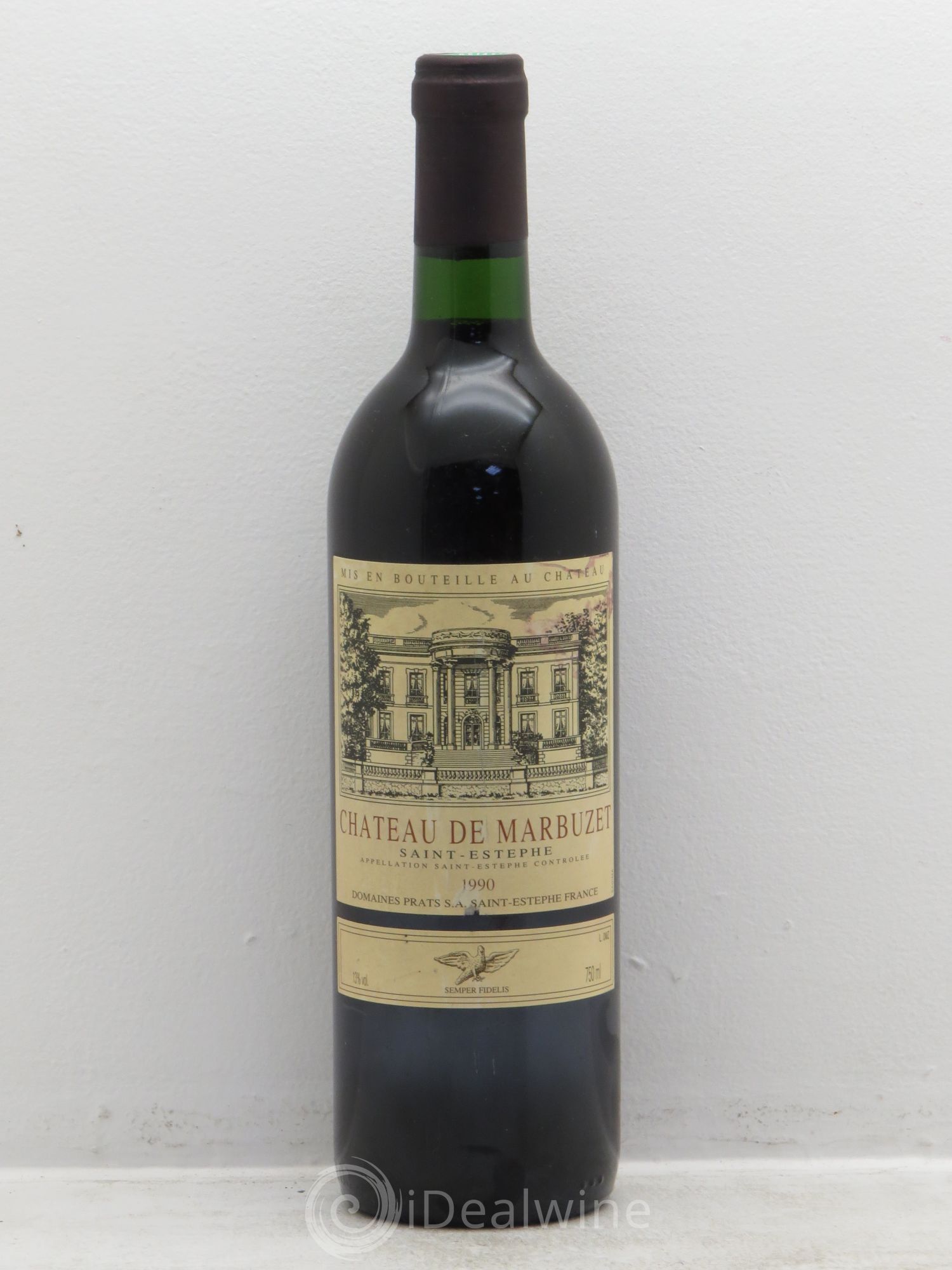 Château de Marbuzet Cru Bourgeois 1990 - Lot de 1 bouteille - 0