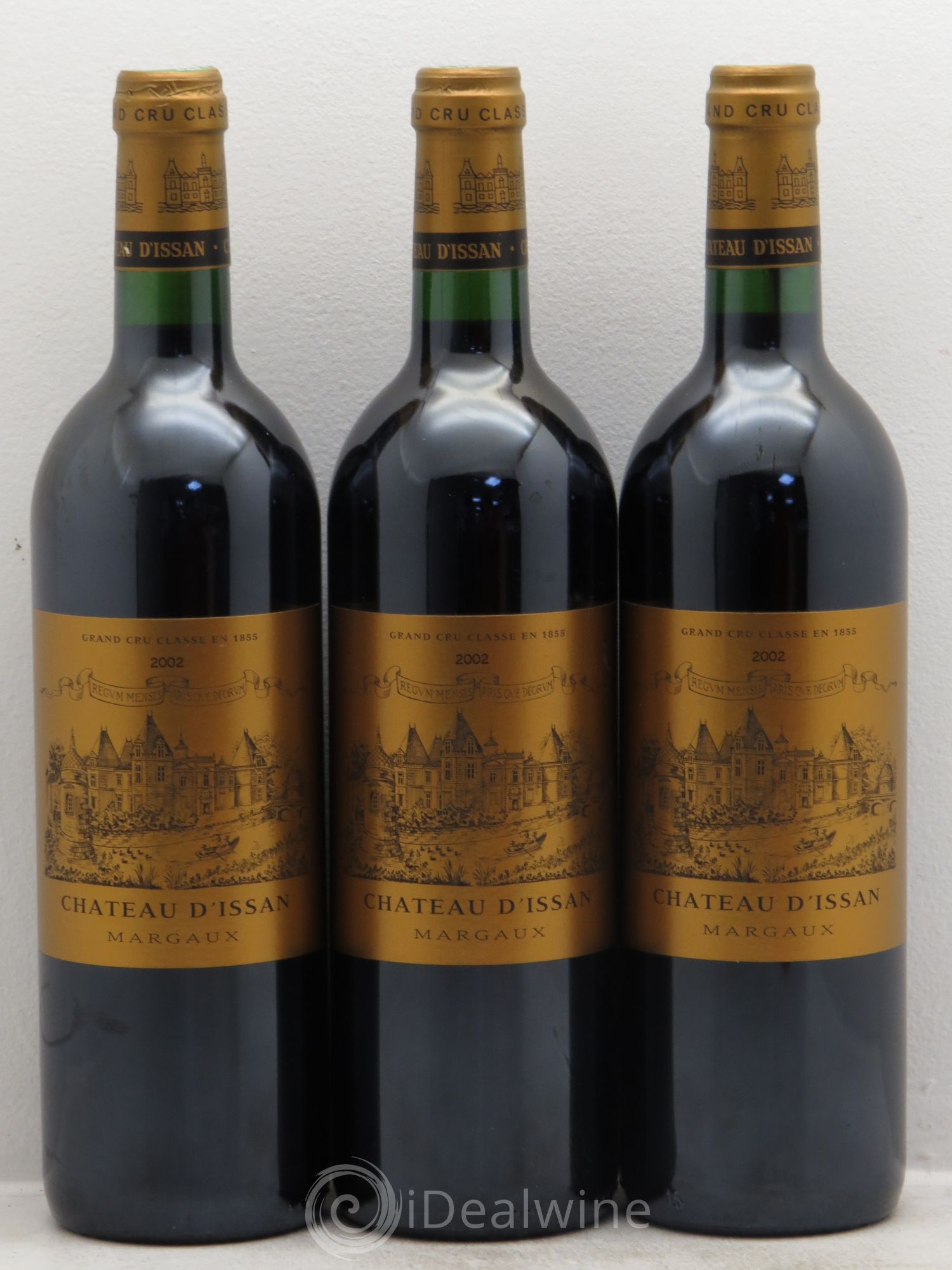 Château d'Issan 3ème Grand Cru Classé 2002 - Lot de 3 bouteilles - 0