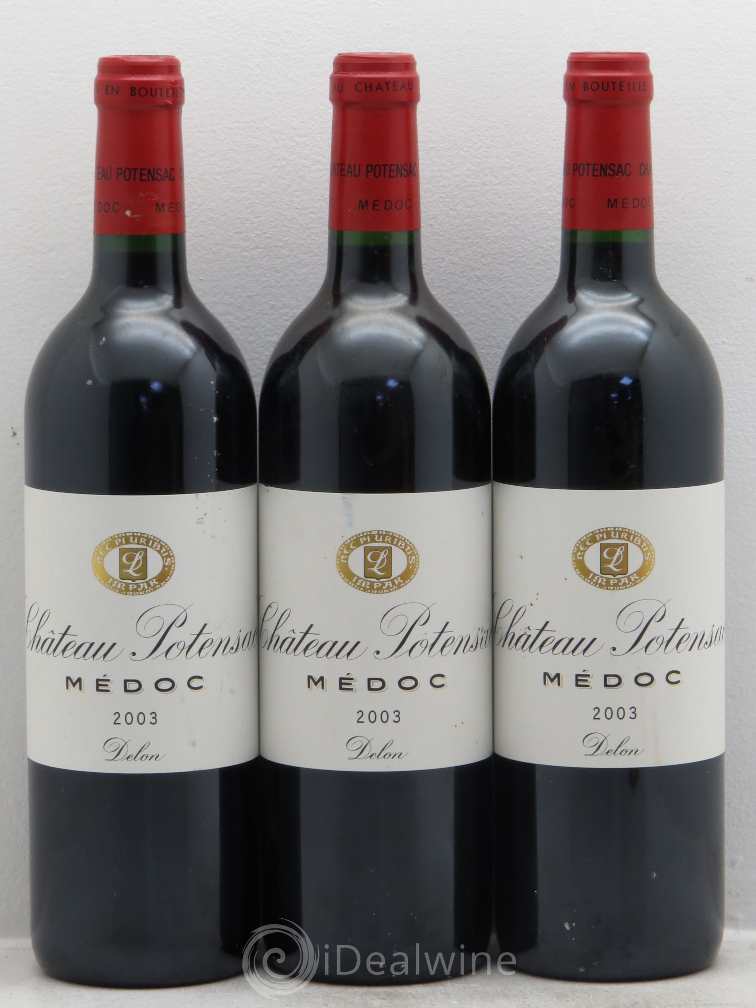 Château Potensac 2003 - Lot de 3 bouteilles - 0