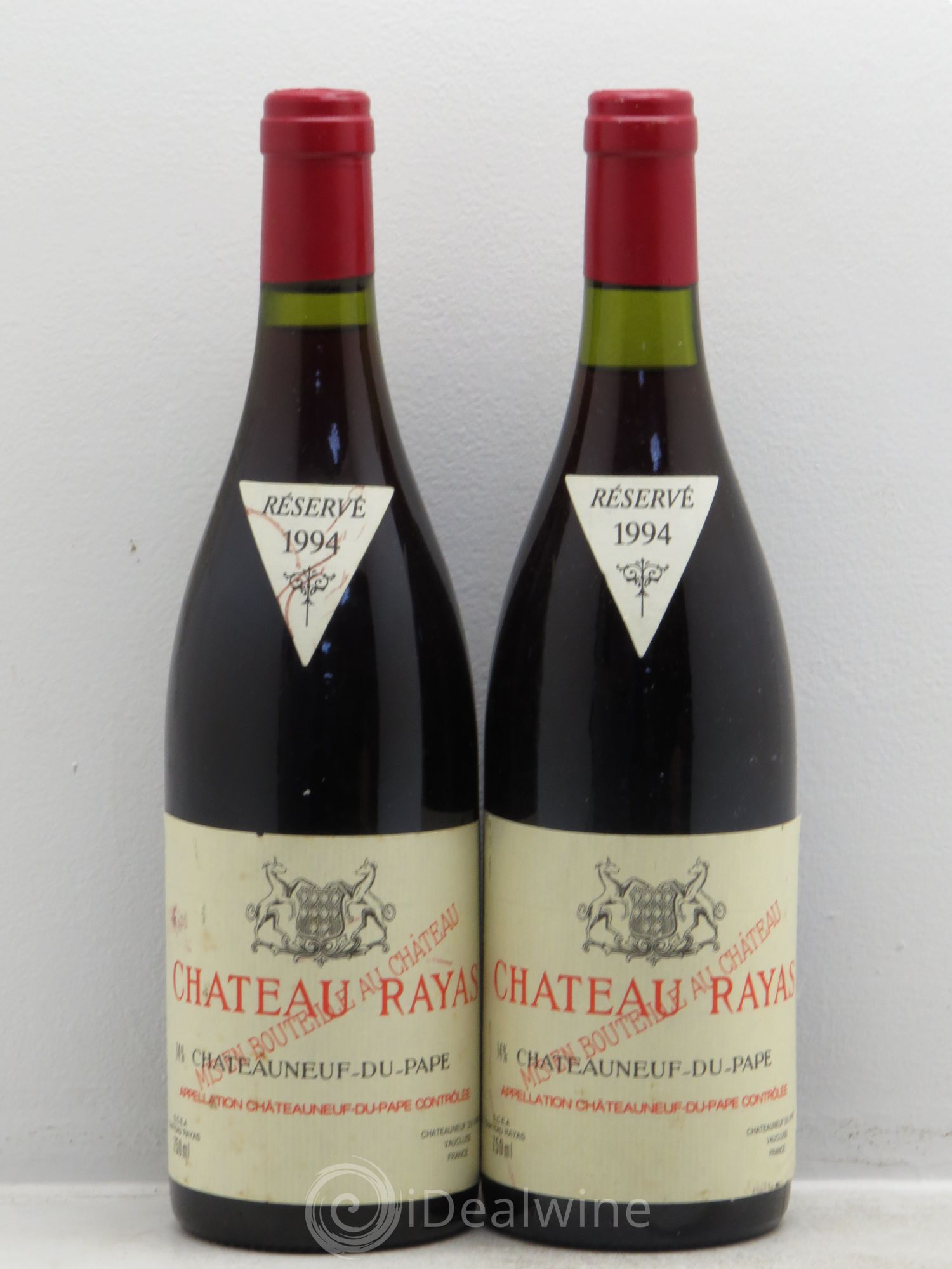 Châteauneuf-du-Pape Château Rayas Emmanuel Reynaud 1994 - Lot de 2 bouteilles - 0