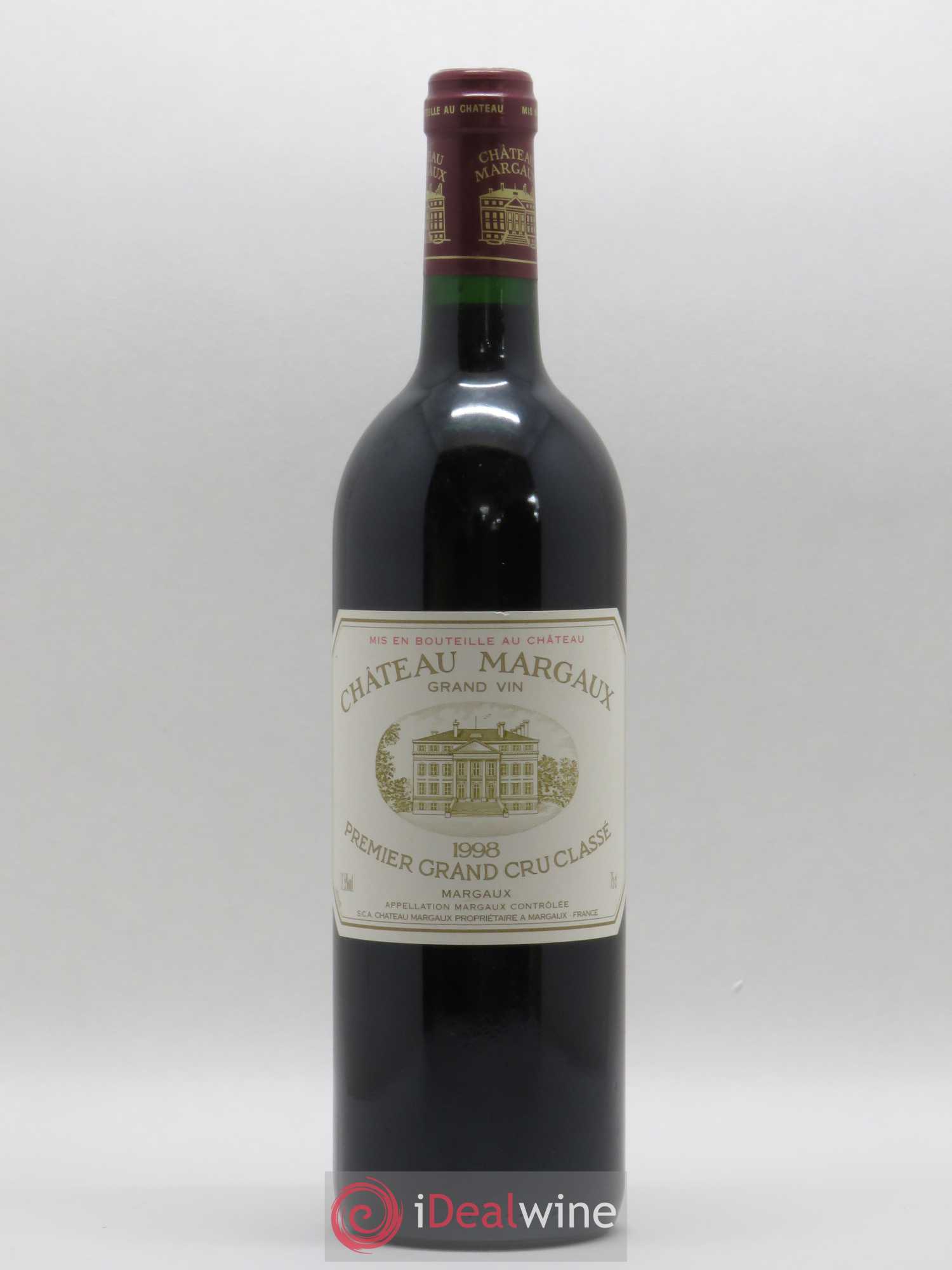 Château Margaux 1er Grand Cru Classé 1998 - Lot de 1 bouteille - 0