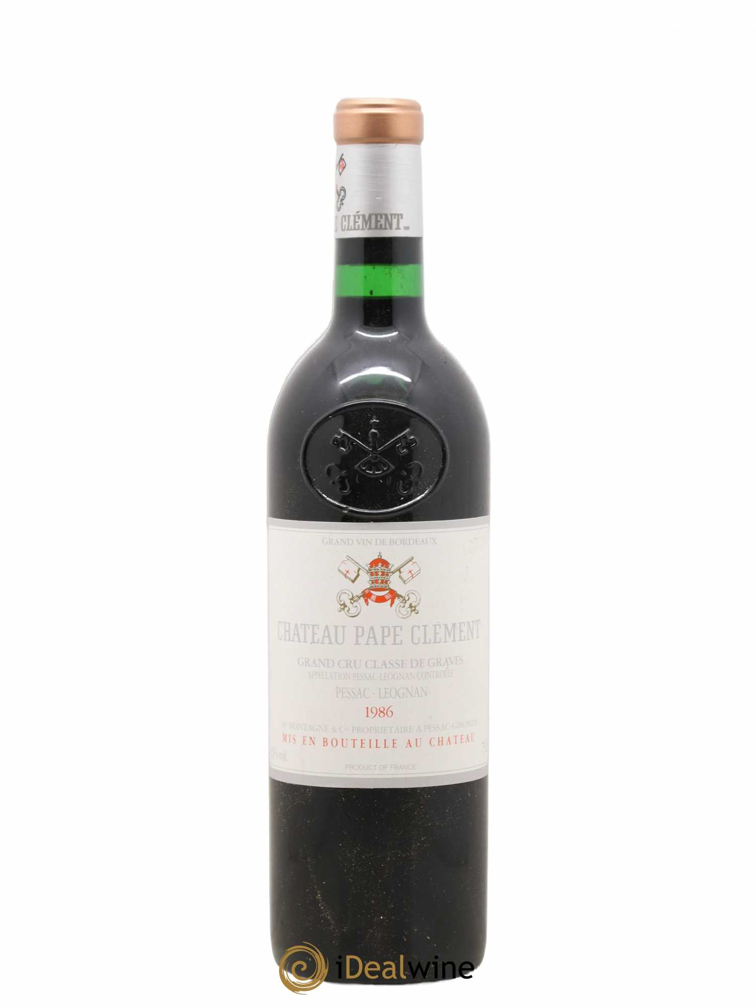 Château Pape Clément Cru Classé de Graves 1986 - Lot de 1 bouteille - 0