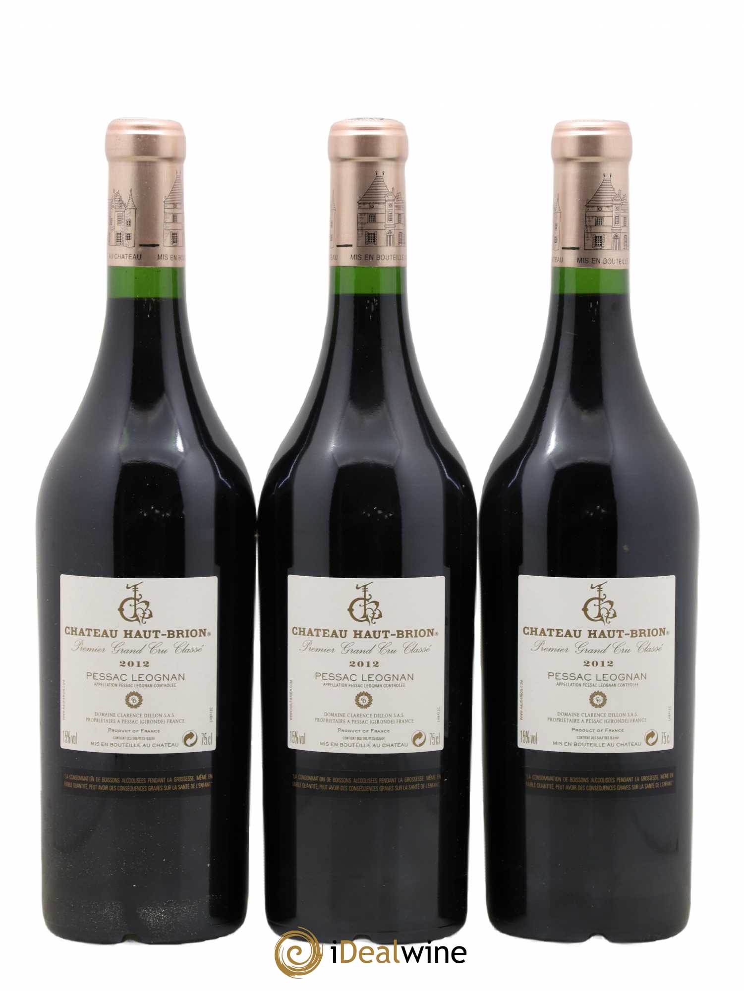 Château Haut Brion 1er Grand Cru Classé 2012 - Lot de 6 bouteilles - 4