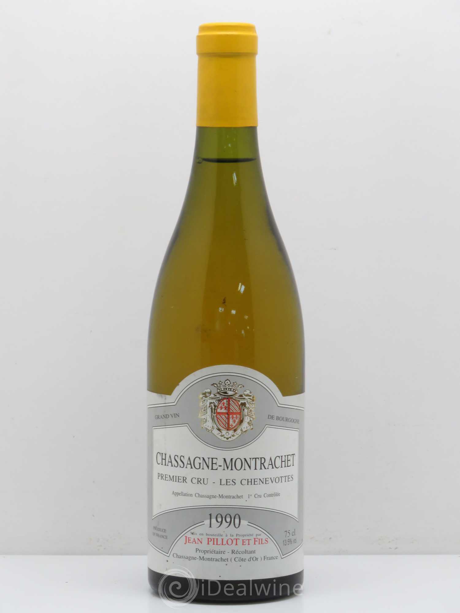 Chassagne-Montrachet 1er Cru Les Chenevottes Domaine Jean Pillot et Fils 1990 - Posten von 1 Flasche - 0