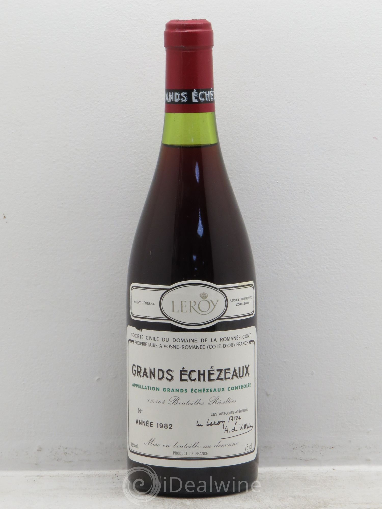 Grands-Echezeaux Grand Cru Domaine de la Romanée-Conti 1982 - Lot de 1 bouteille - 0