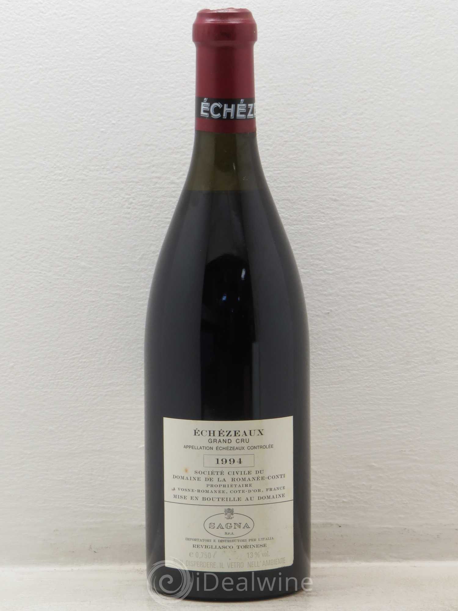 Echezeaux Grand Cru Domaine de la Romanée-Conti 1994 - Lot de 1 bouteille - 1