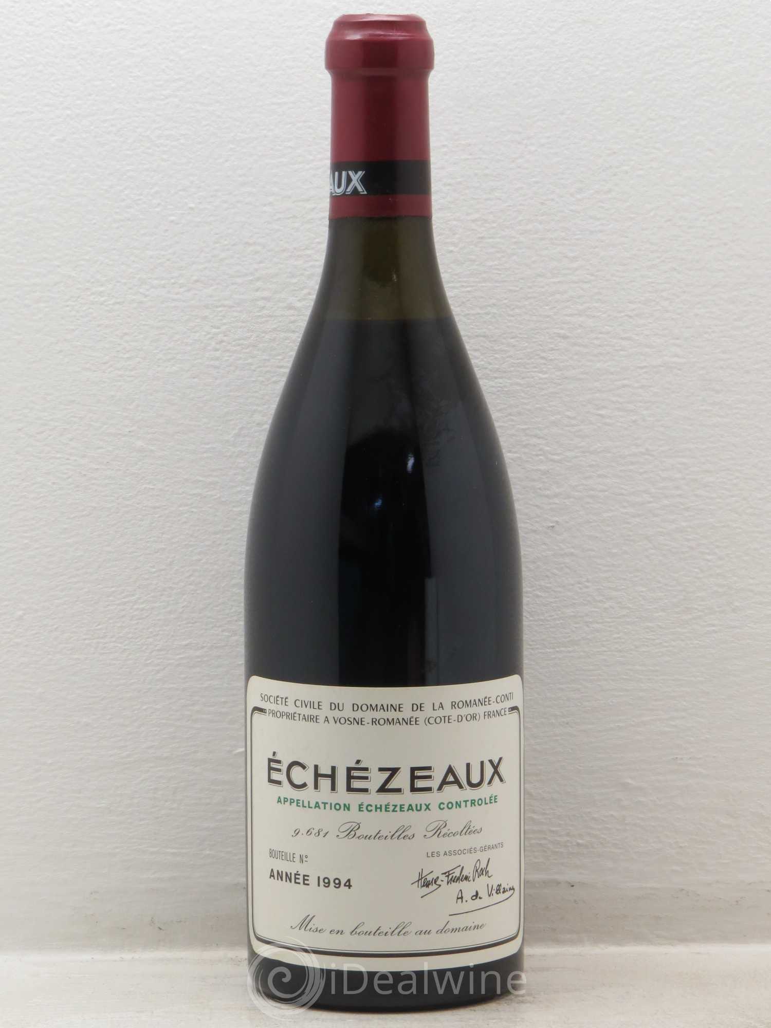 Echezeaux Grand Cru Domaine de la Romanée-Conti 1994 - Lot de 1 bouteille - 0