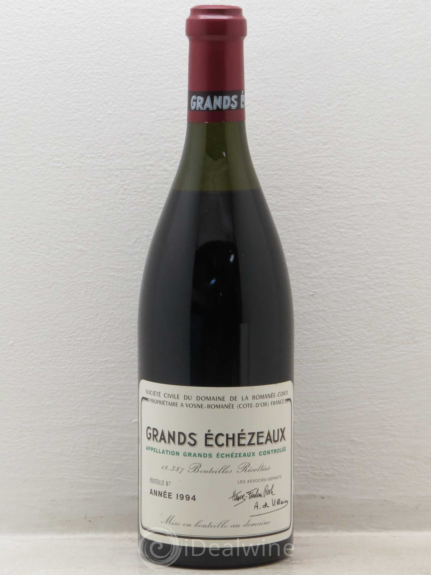 Grands-Echezeaux Grand Cru Domaine de la Romanée-Conti 1994 - Lot de 1 bouteille - 0