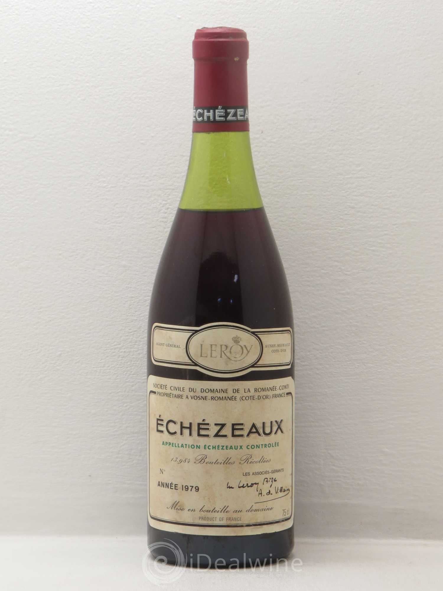Echezeaux Grand Cru Domaine de la Romanée-Conti 1979 - Lot de 1 bouteille - 0