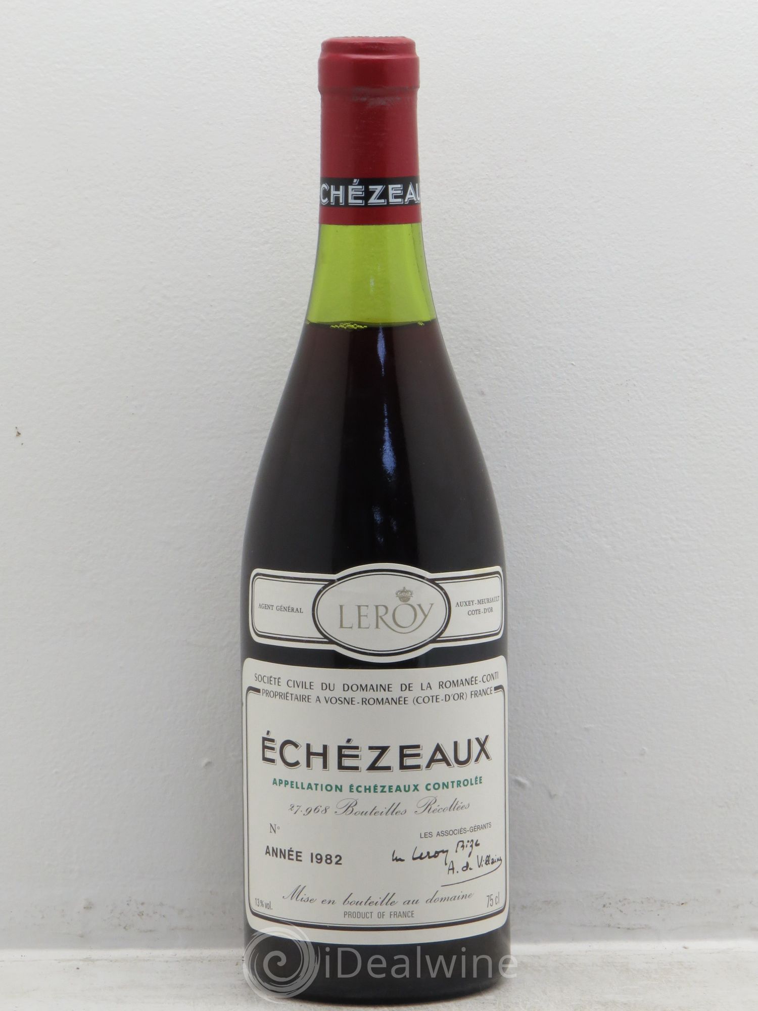 Echezeaux Grand Cru Domaine de la Romanée-Conti 1982 - Lot de 1 bouteille - 0