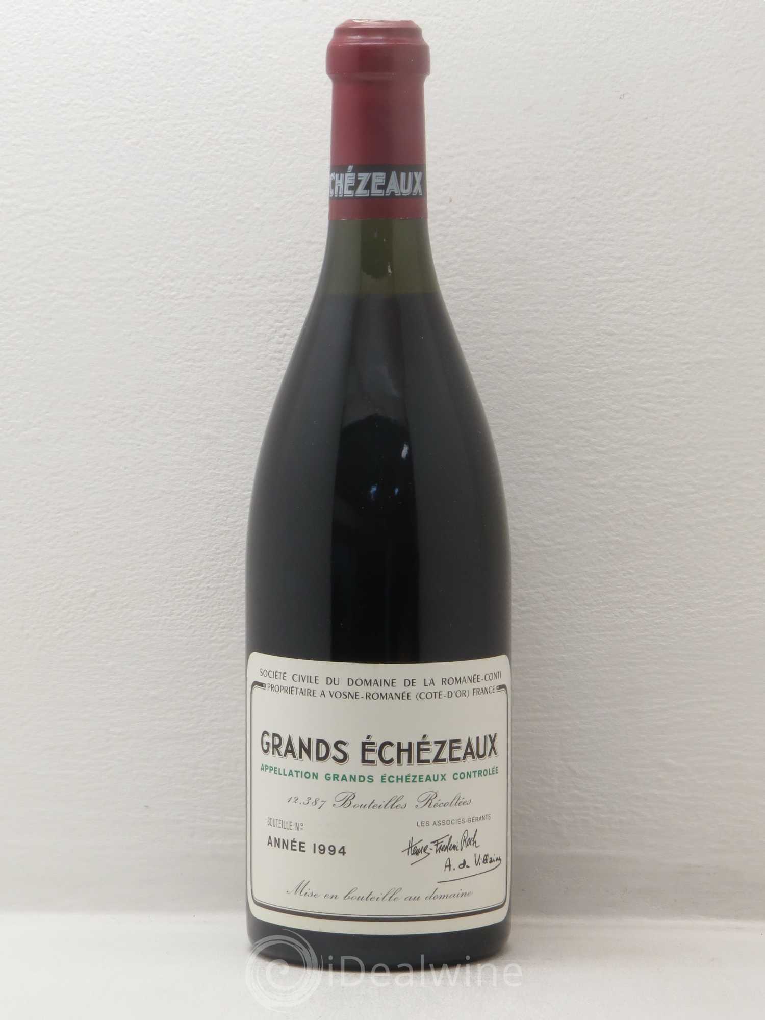 Grands-Echezeaux Grand Cru Domaine de la Romanée-Conti 1994 - Lot de 1 bouteille - 0