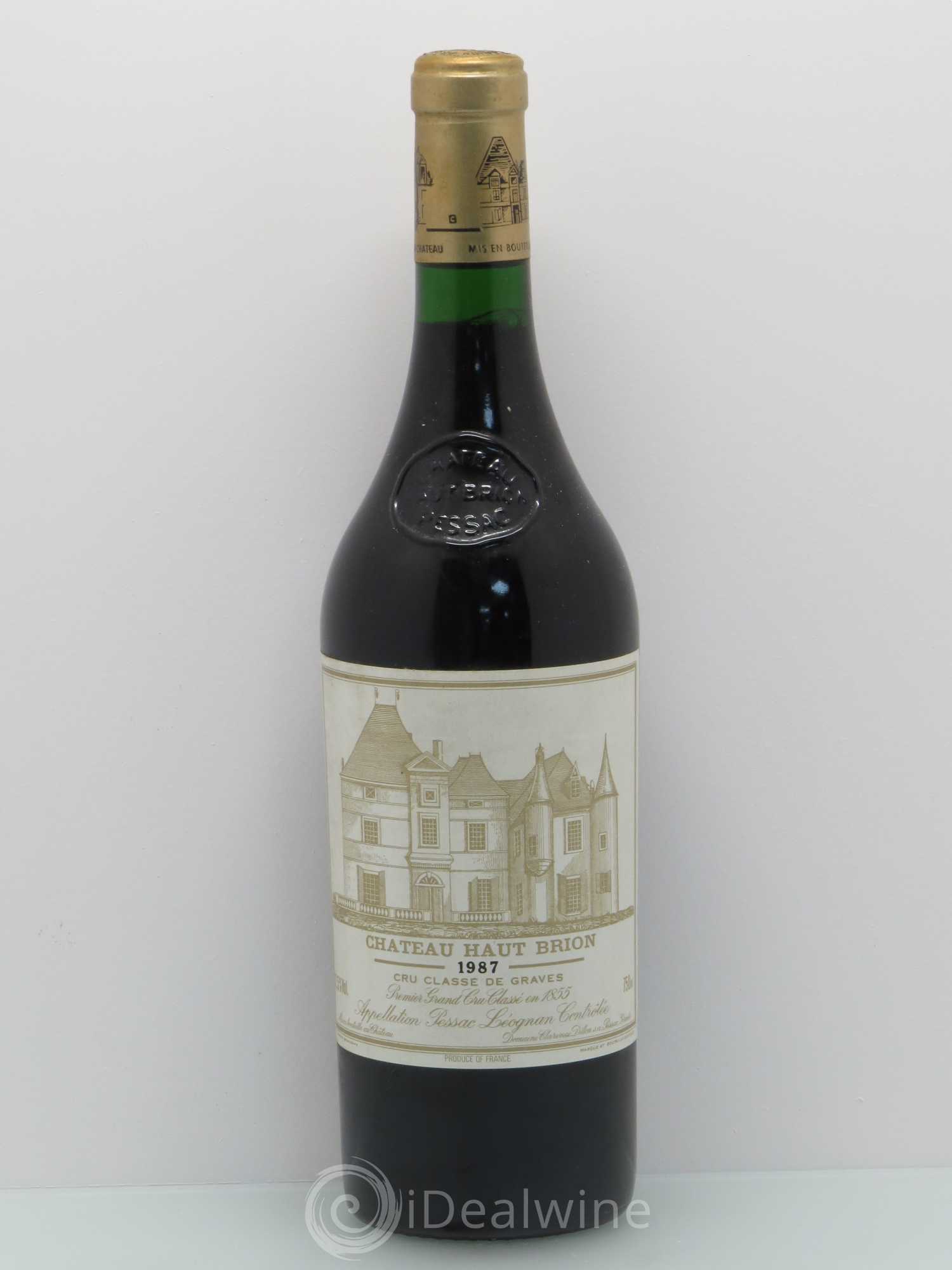 Château Haut Brion 1er Grand Cru Classé 1987 - Lot de 1 bouteille - 0