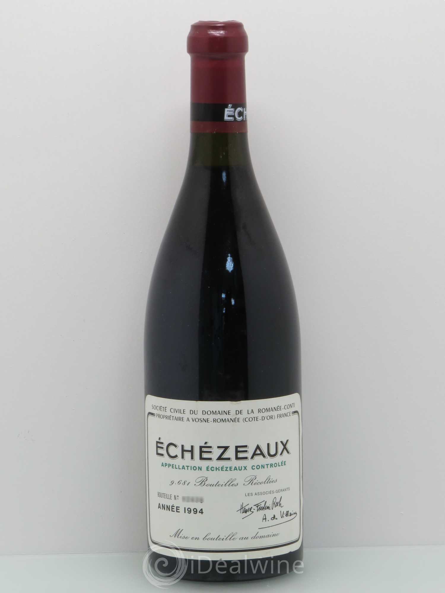 Echezeaux Grand Cru Domaine de la Romanée-Conti 1994 - Lot de 1 bouteille - 0