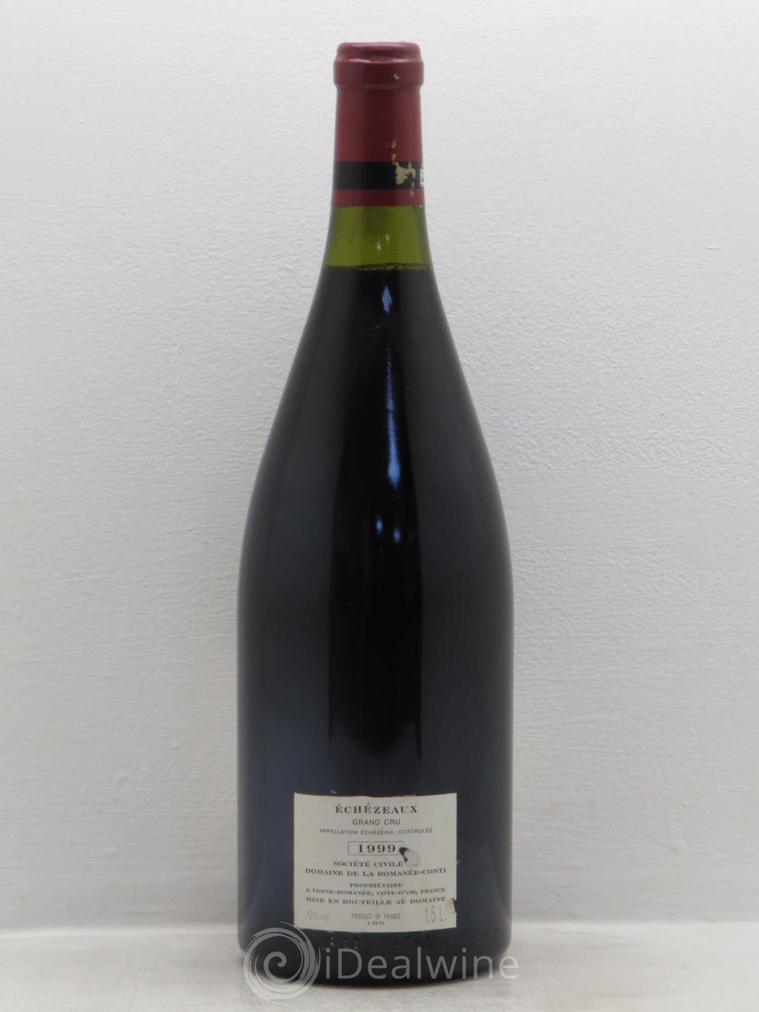 Echezeaux Grand Cru Domaine de la Romanée-Conti 1999 - Lot de 1 magnum - 1