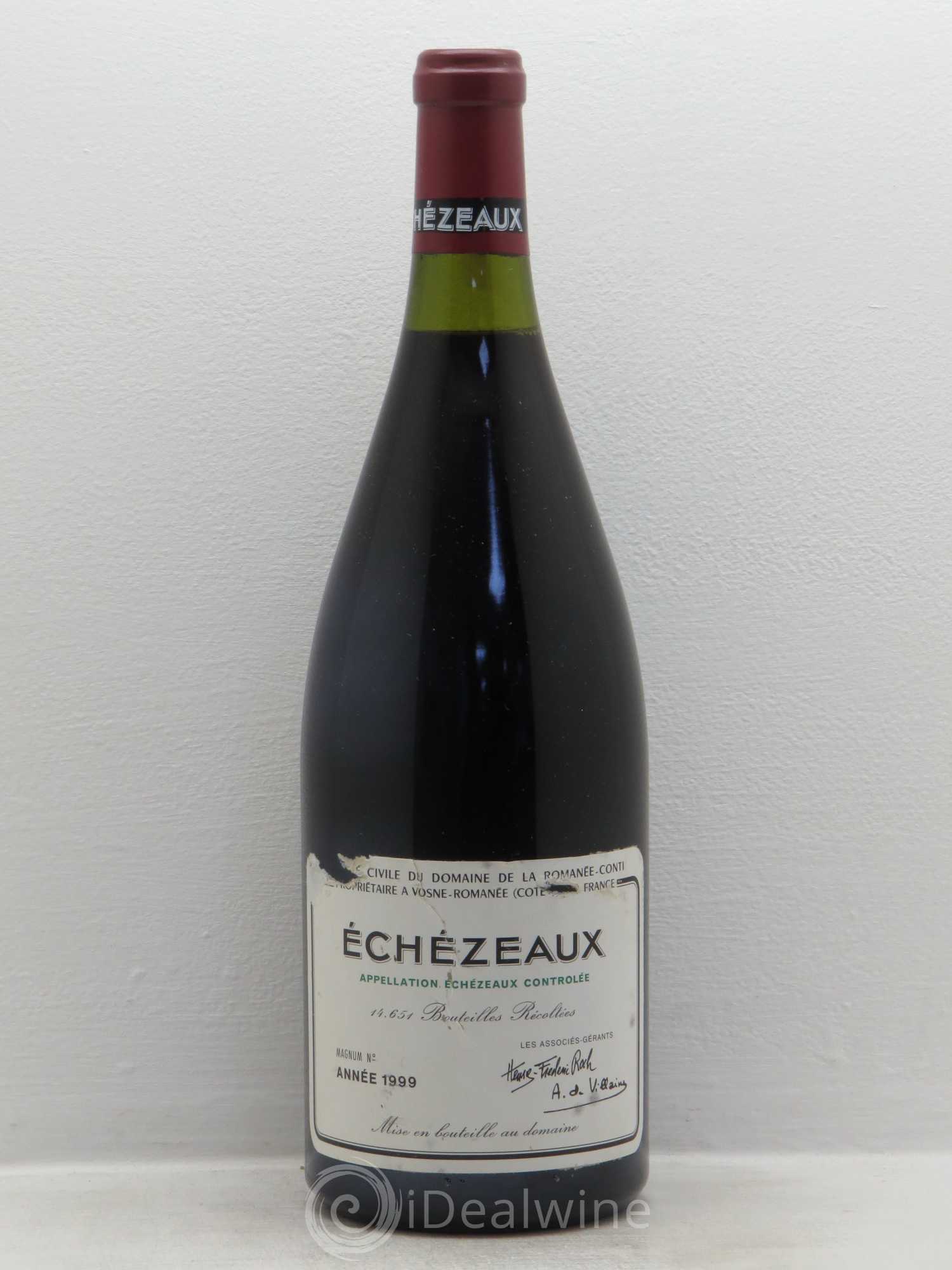 Echezeaux Grand Cru Domaine de la Romanée-Conti 1999 - Lot de 1 magnum - 0