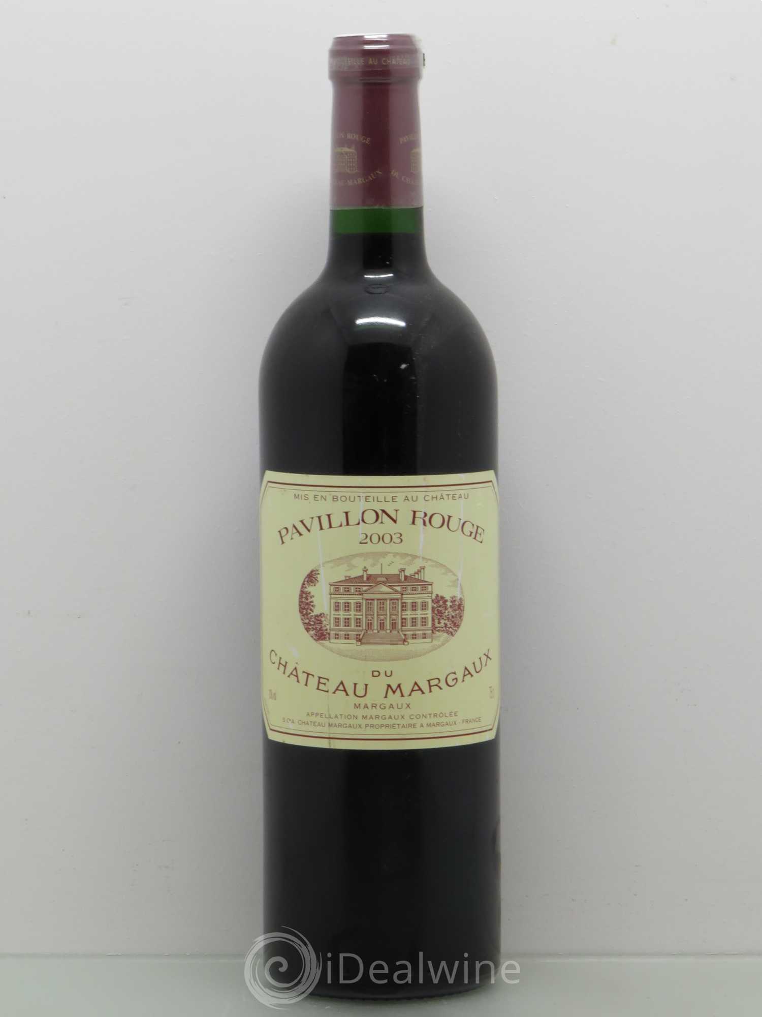 Pavillon Rouge du Château Margaux Second Vin 2003 - Lot de 1 bouteille - 0