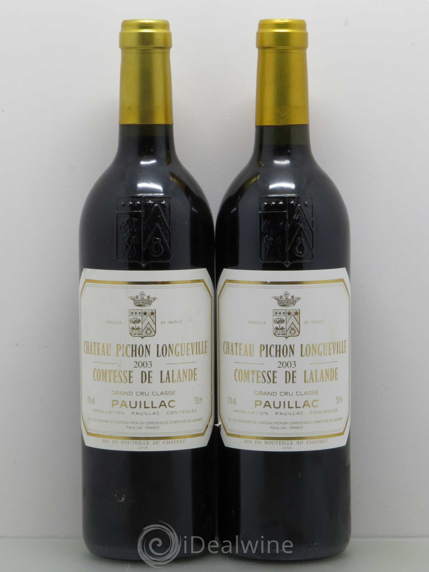 Château Pichon Longueville Comtesse de Lalande 2ème Grand Cru Classé 2003 - Lot de 2 bouteilles - 0
