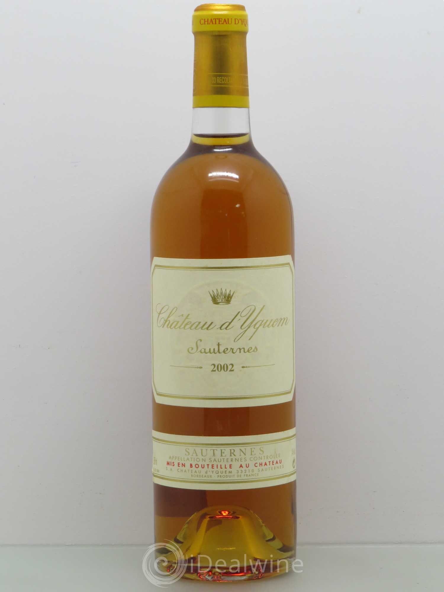 Château d' Yquem 1er Cru Classé Supérieur 2002 - Lotto di 1 bottiglia - 0