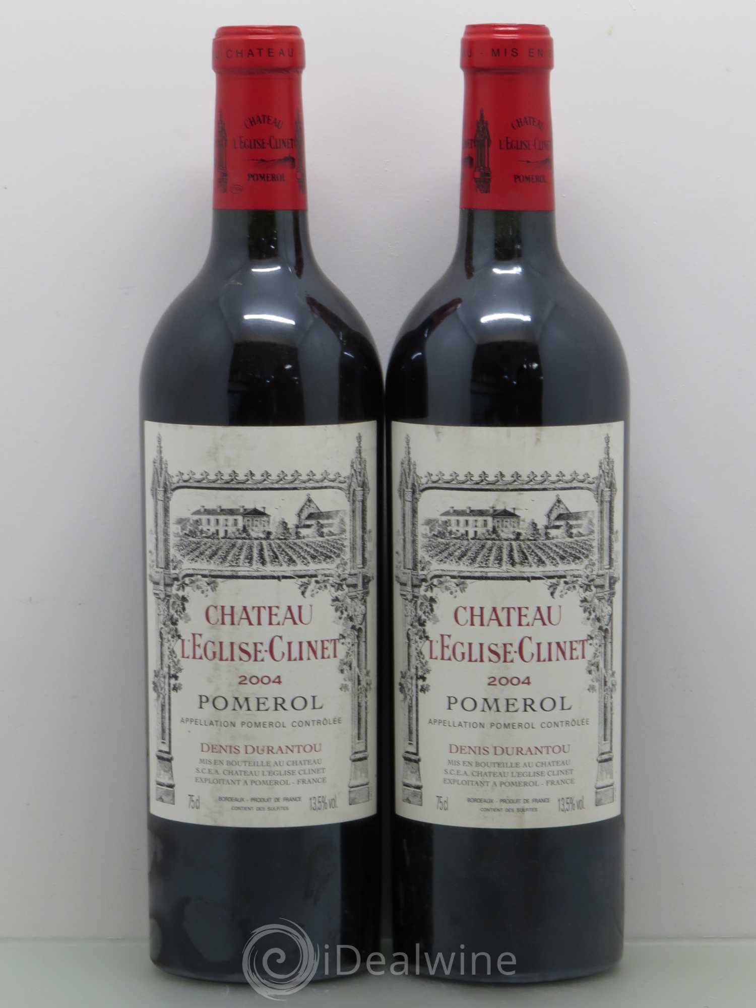 Château l' Église Clinet 2004 - Lot de 2 bouteilles - 0