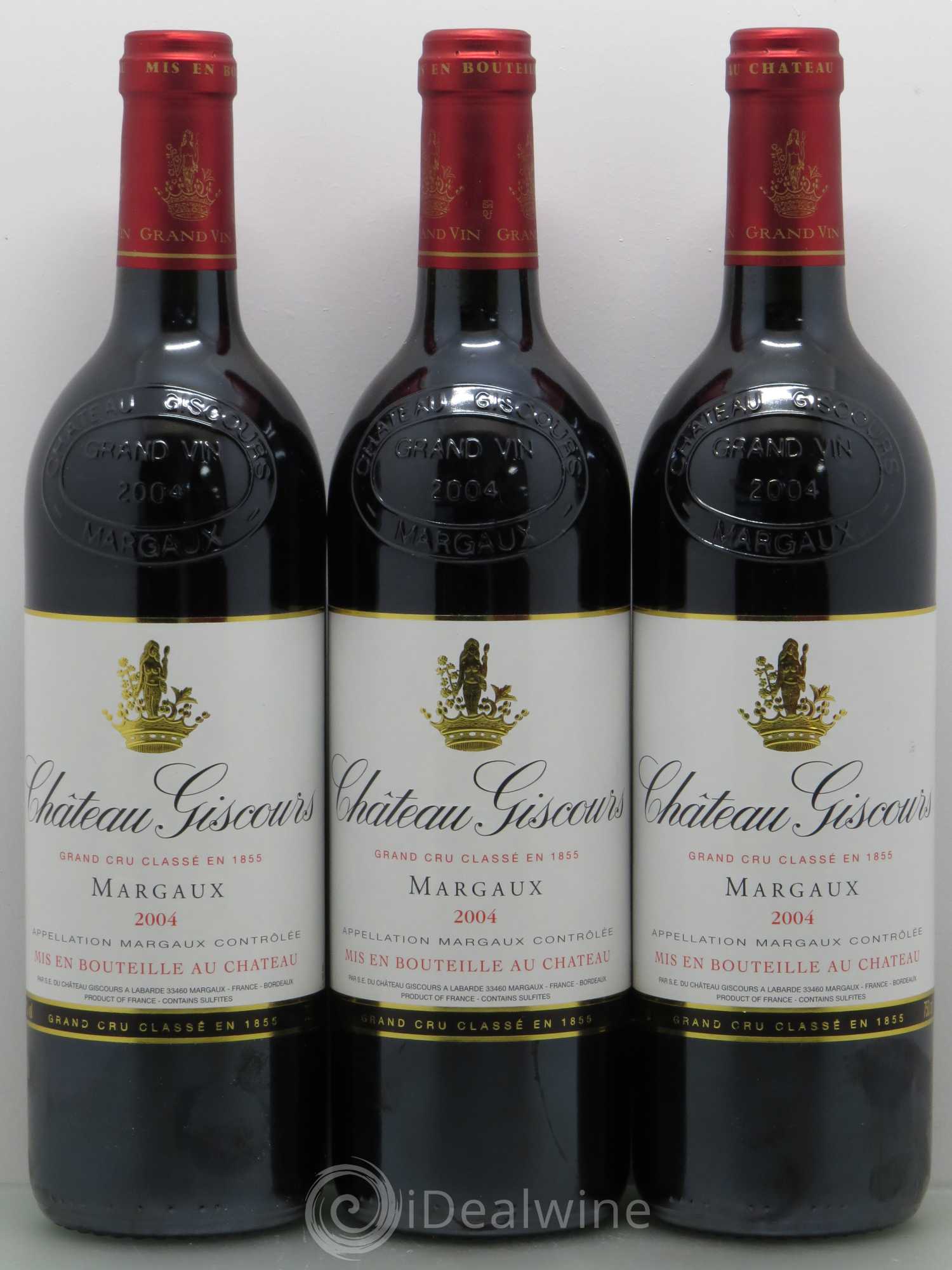 Château Giscours 3ème Grand Cru Classé 2004 - Lot de 6 bouteilles - 1