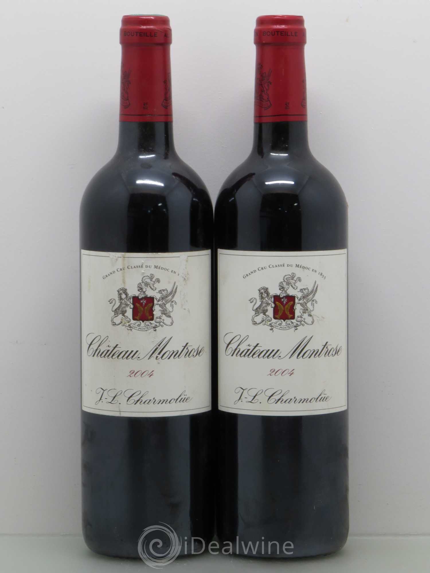 Château Montrose 2ème Grand Cru Classé 2004 - Lot de 2 bouteilles - 0