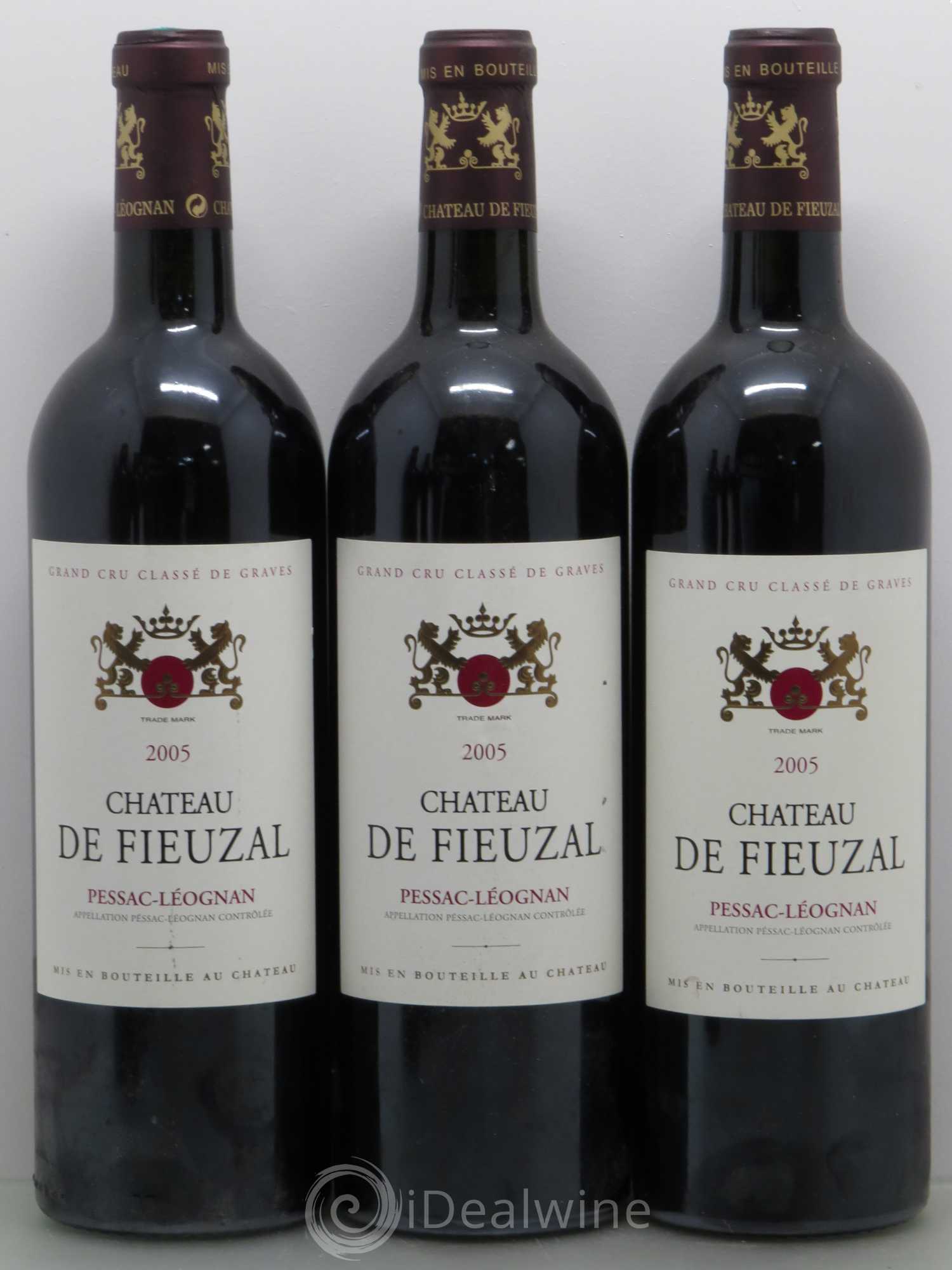 Château de Fieuzal Cru Classé de Graves 2005 - Lot de 6 bouteilles - 1