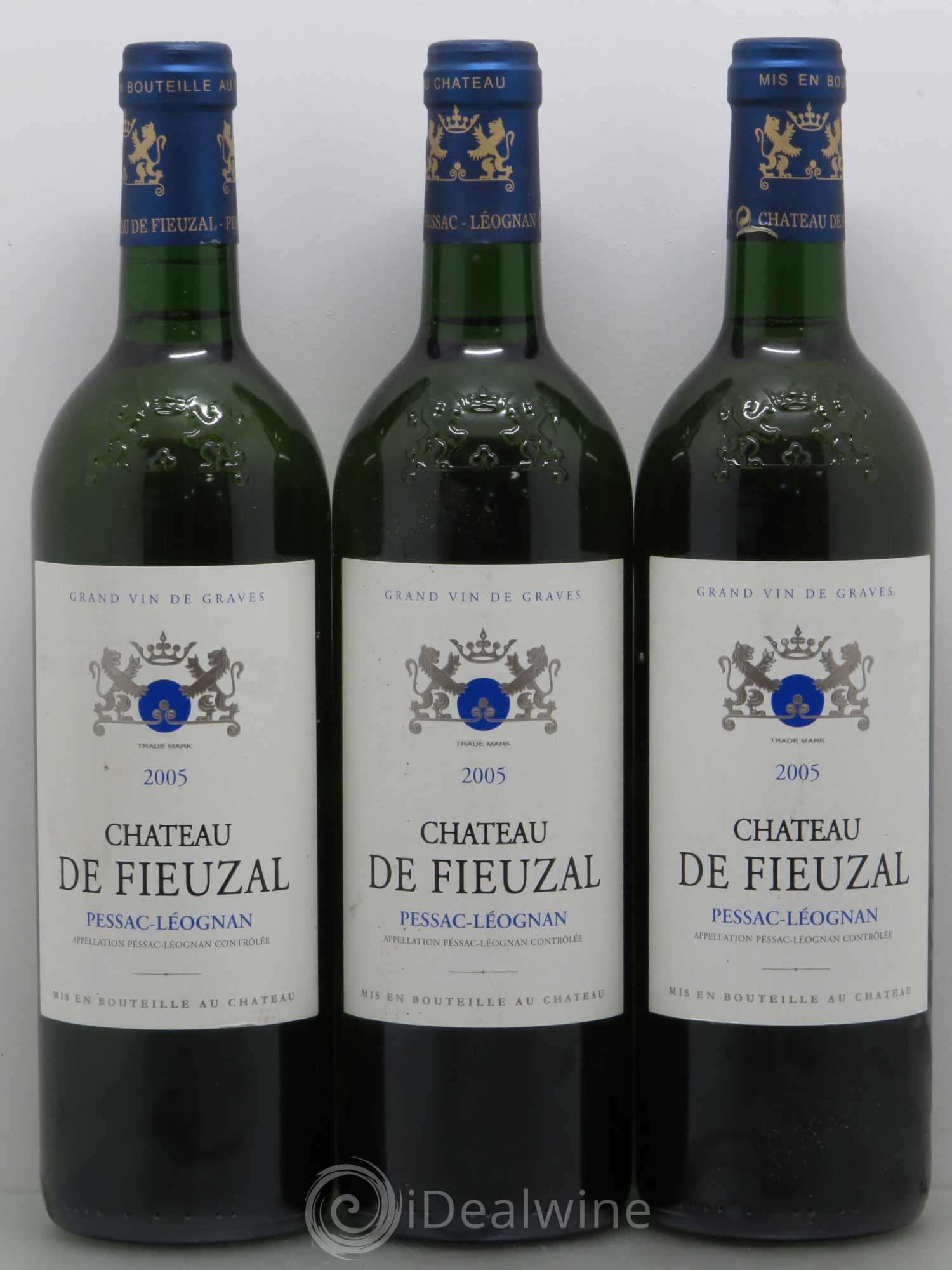 Château de Fieuzal 2005 - Lot de 3 bouteilles - 0